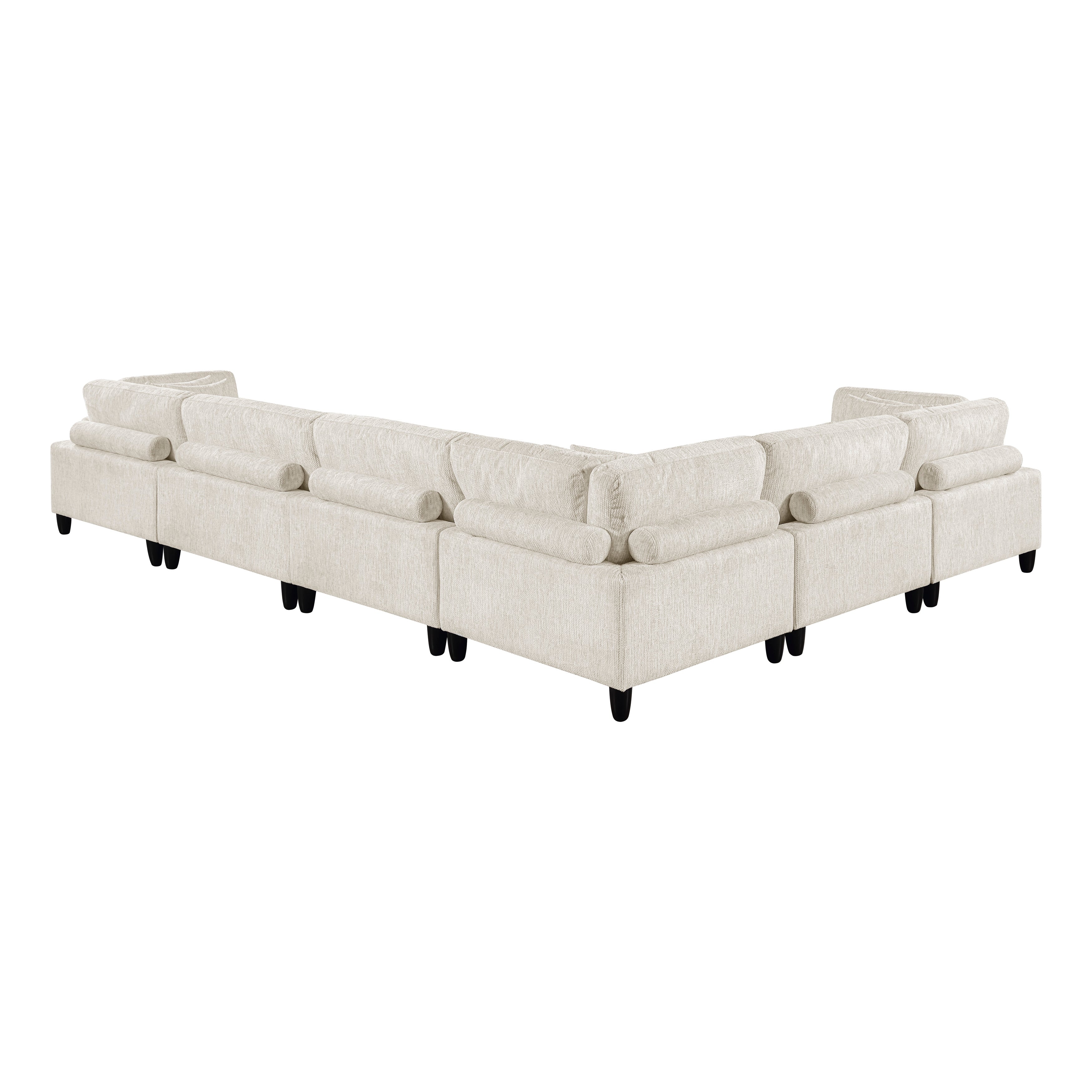 9688NBE*63CR3AC (6)6-Piece Modular Sectional - 9688NBE*63CR3AC