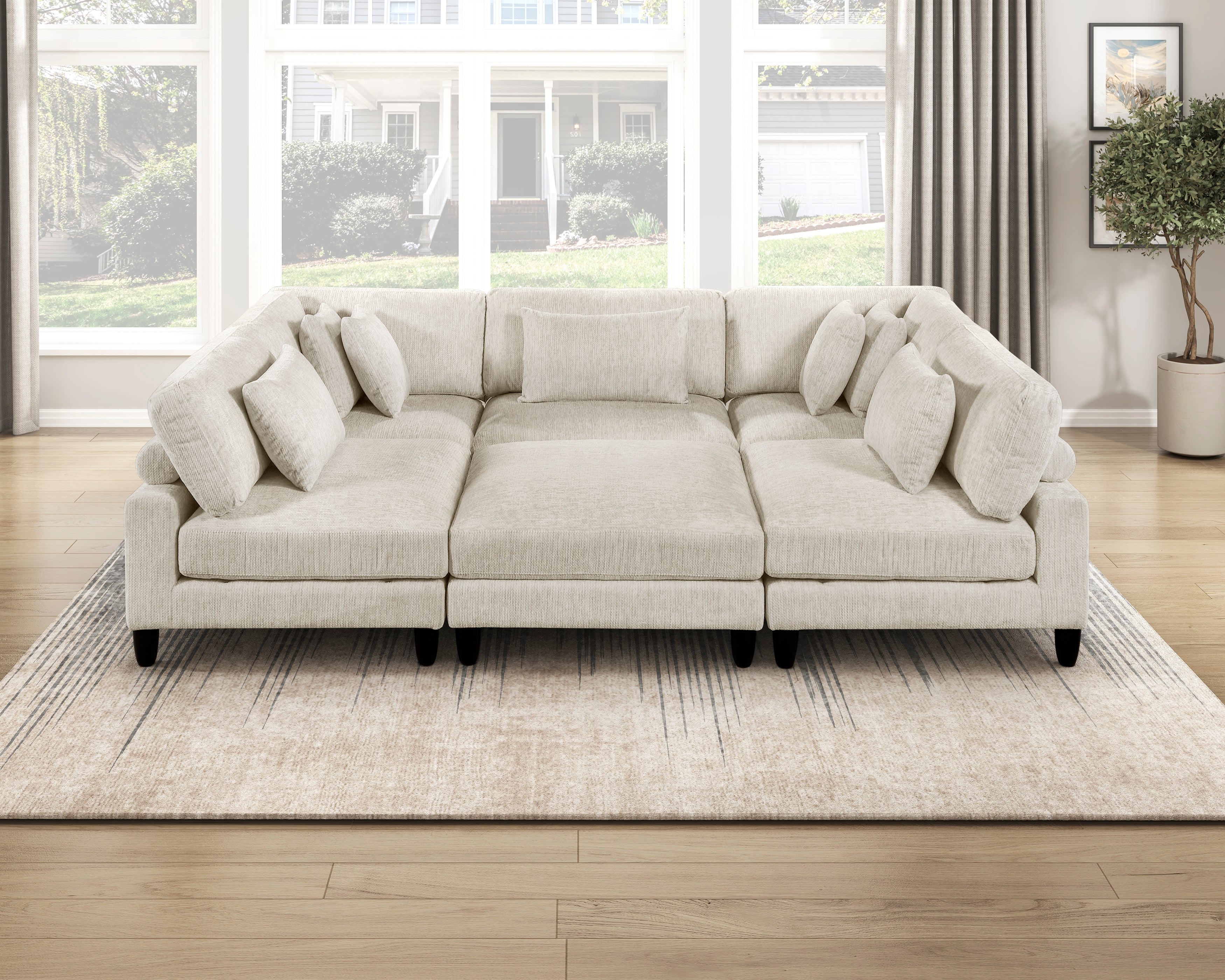 9688NBE-AC Armless Chair - 9688NBE-AC