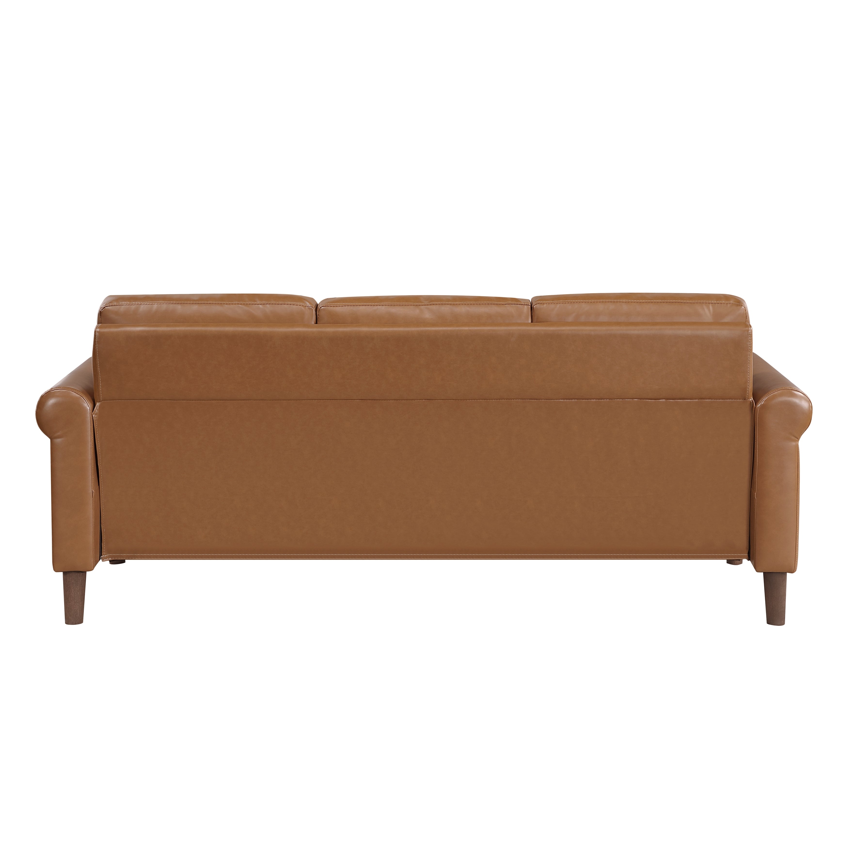 9690BRW*2 2pc Set: Sofa, Love - 9690BRW*2