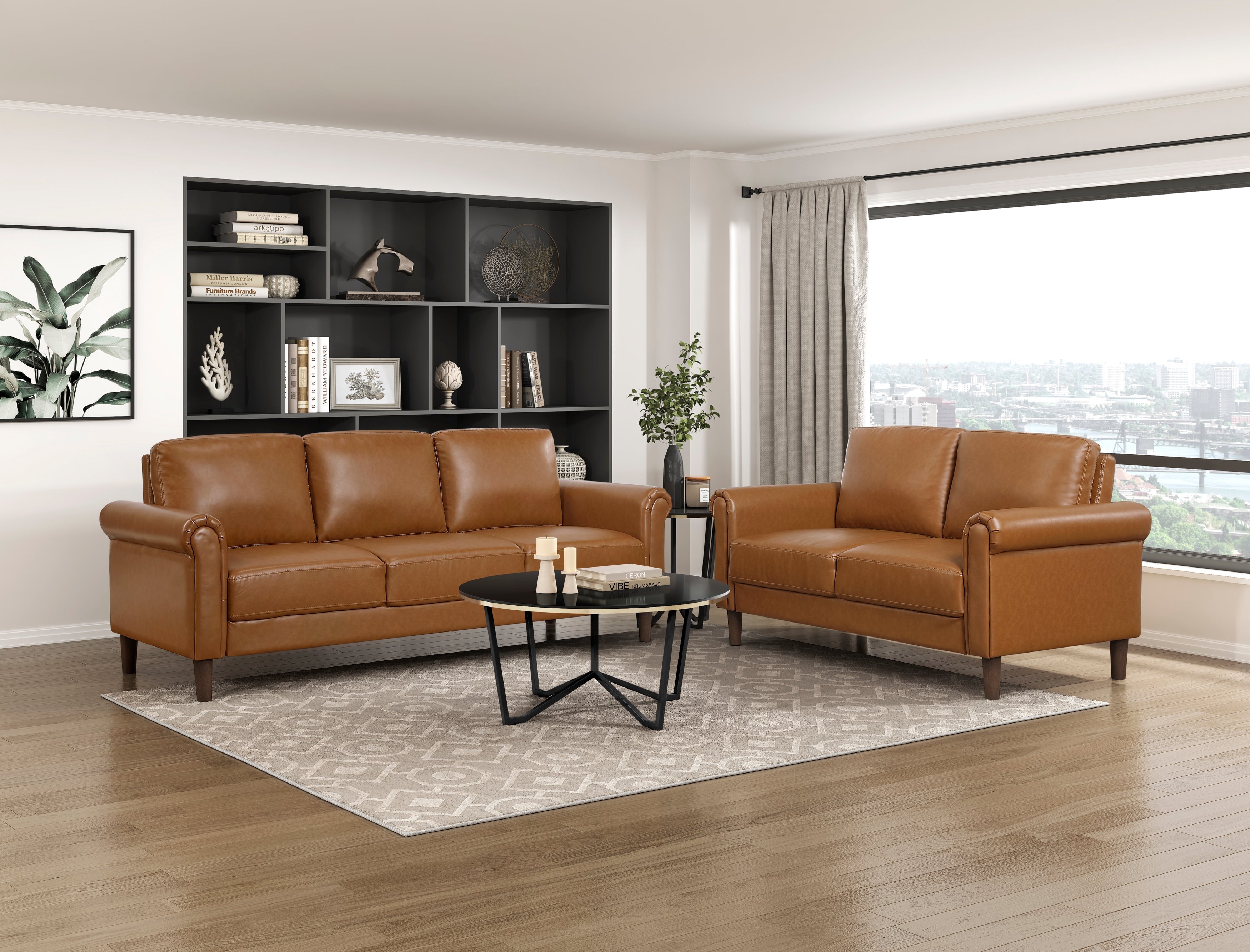 Hector Brown Living Room Set from Homelegance - Luna Furniture