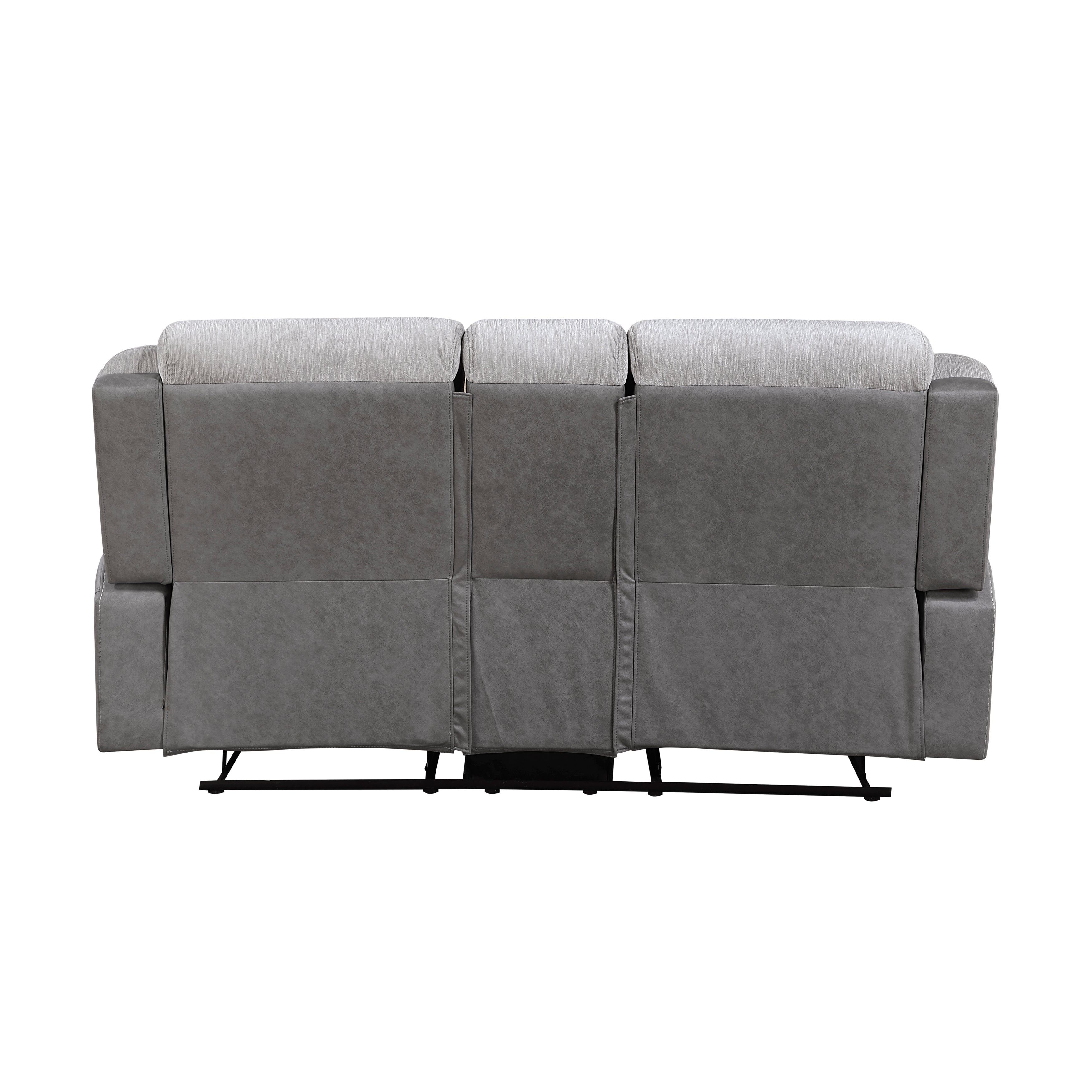 9703GY*2 2pc Set: Sofa, Love - 9703GY*2