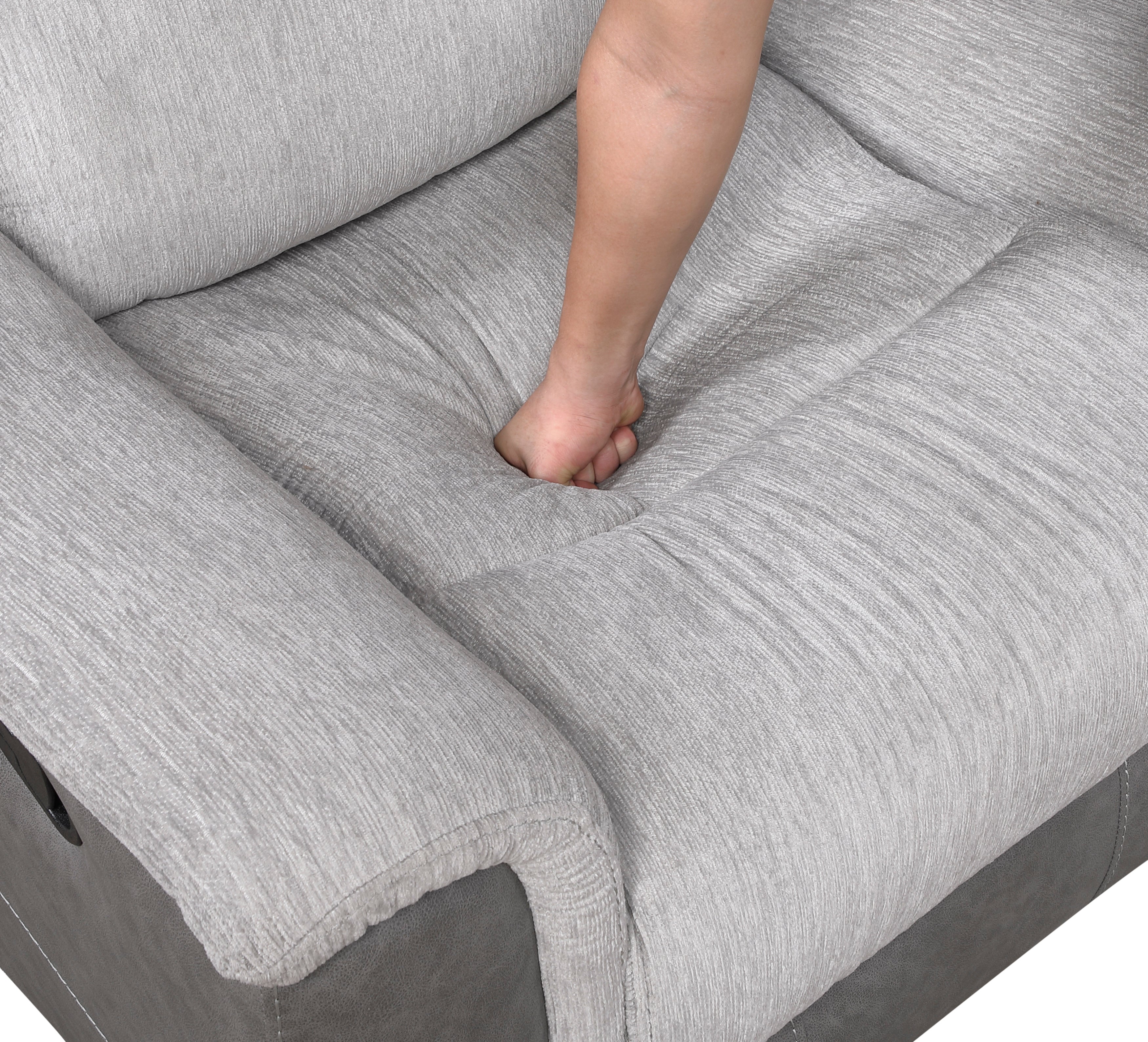 9703GY-3 Double Reclining Sofa - 9703GY-3