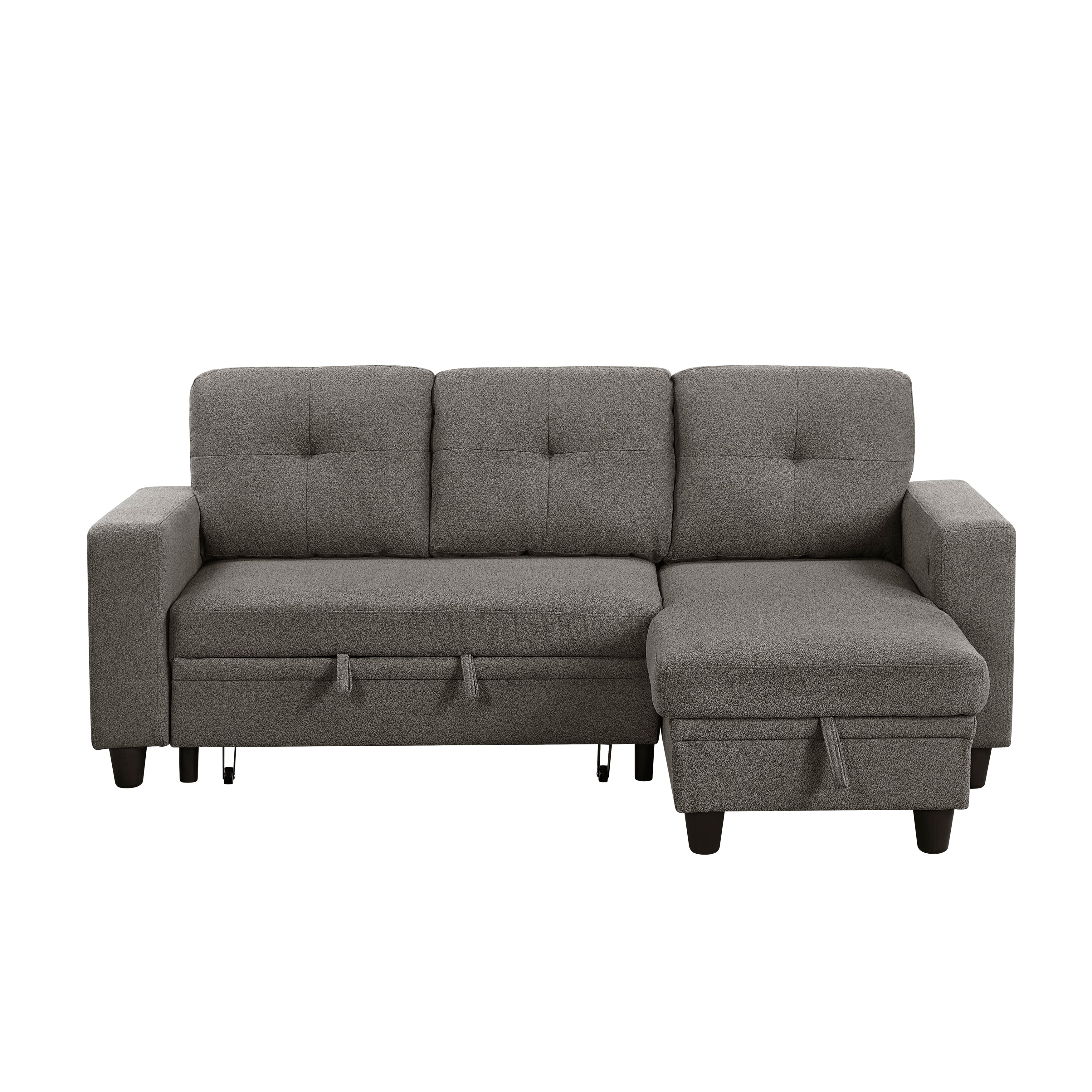 9705DB*32AVC (3)Sectional with Reversible Chaise, Pull-out Bed, Shelves and Charging Ports - 9705DB*32AVC