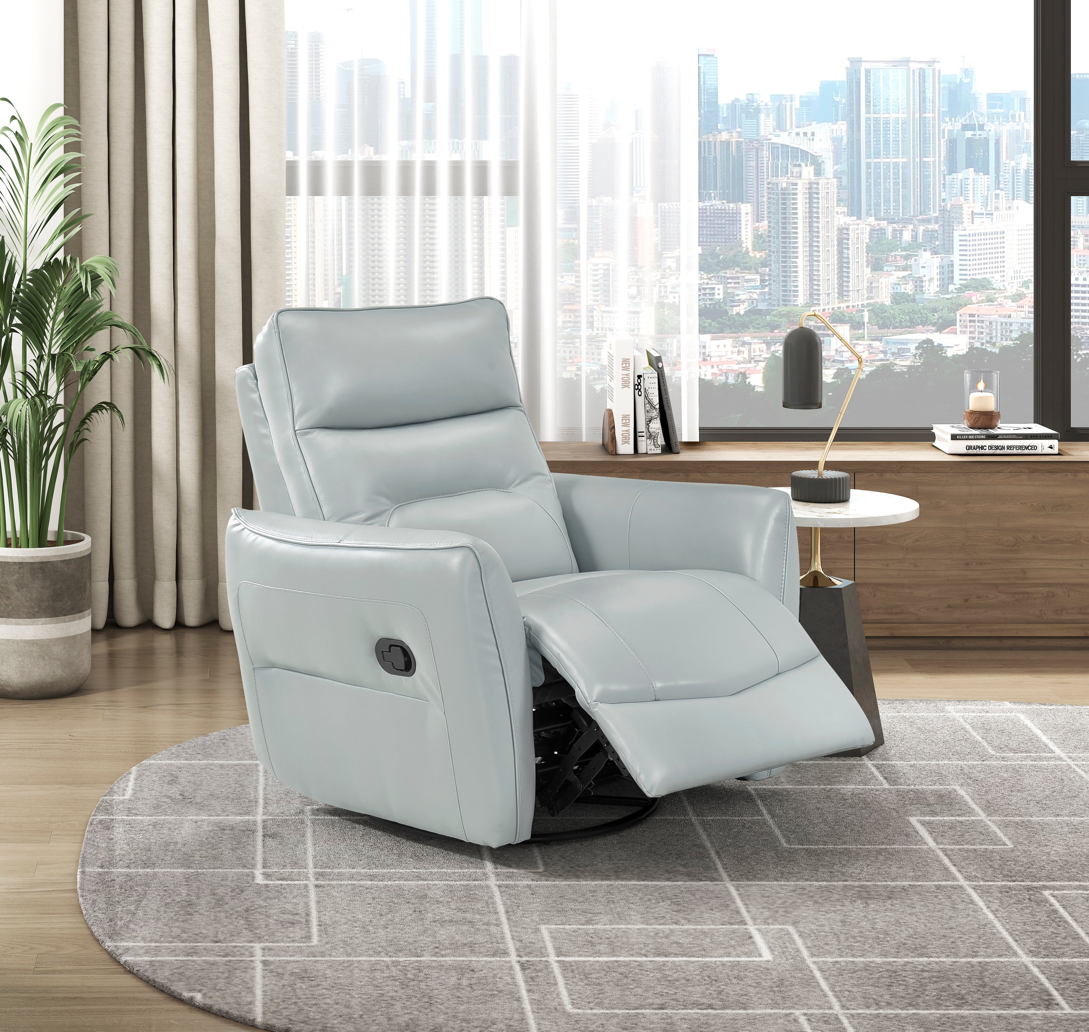 9713AQA-1SW Swivel Glider Reclining Chair - 9713AQA-1SW
