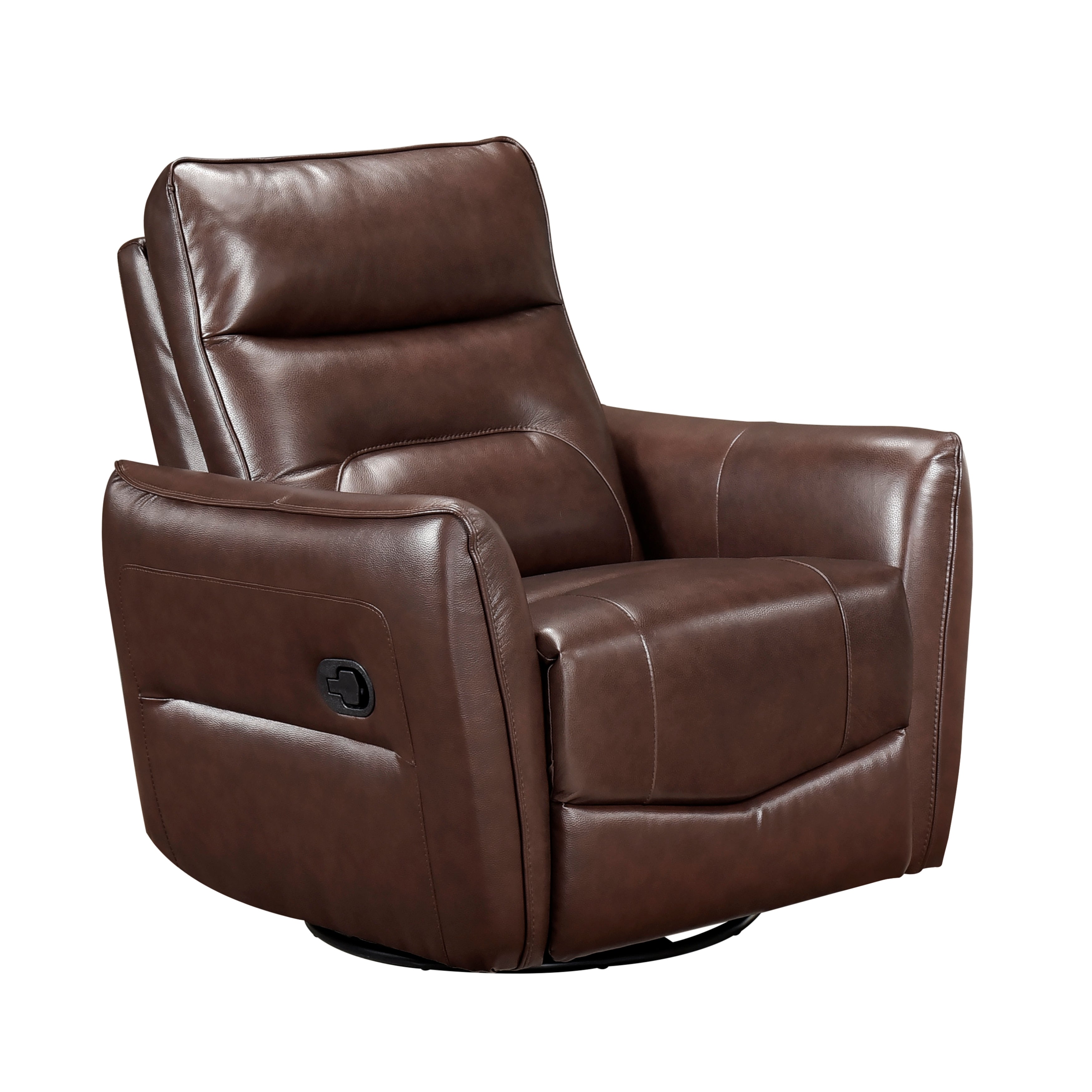 9713BRW-1SW Swivel Glider Reclining Chair - 9713BRW-1SW