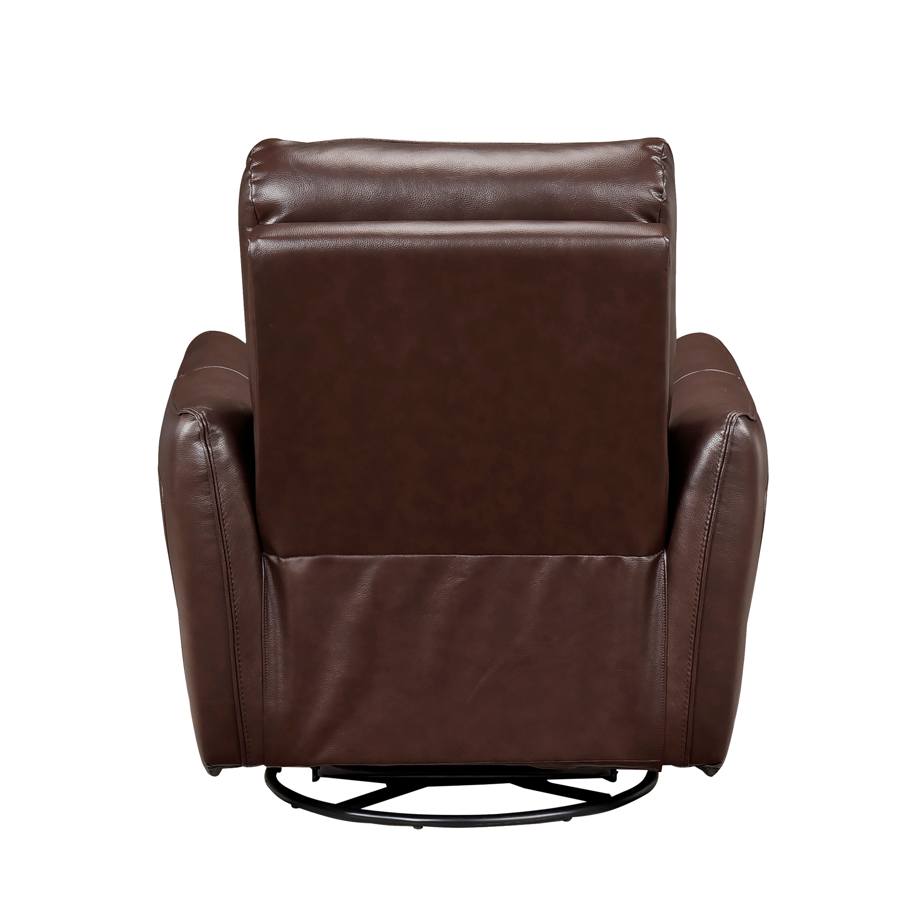 9713BRW-1SW Swivel Glider Reclining Chair - 9713BRW-1SW