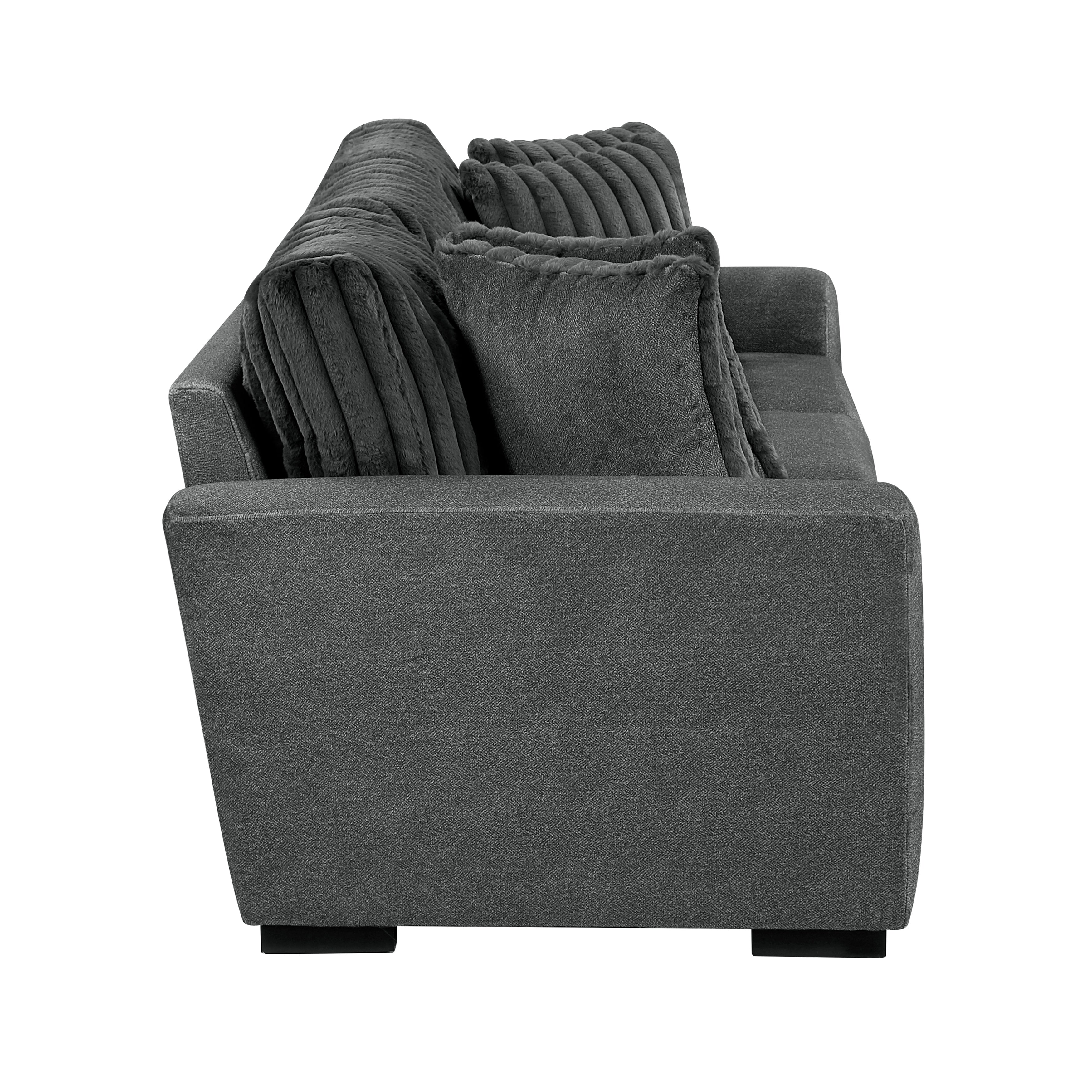 Athena Dark Gray Living Room Set from Homelegance - Luna Furniture