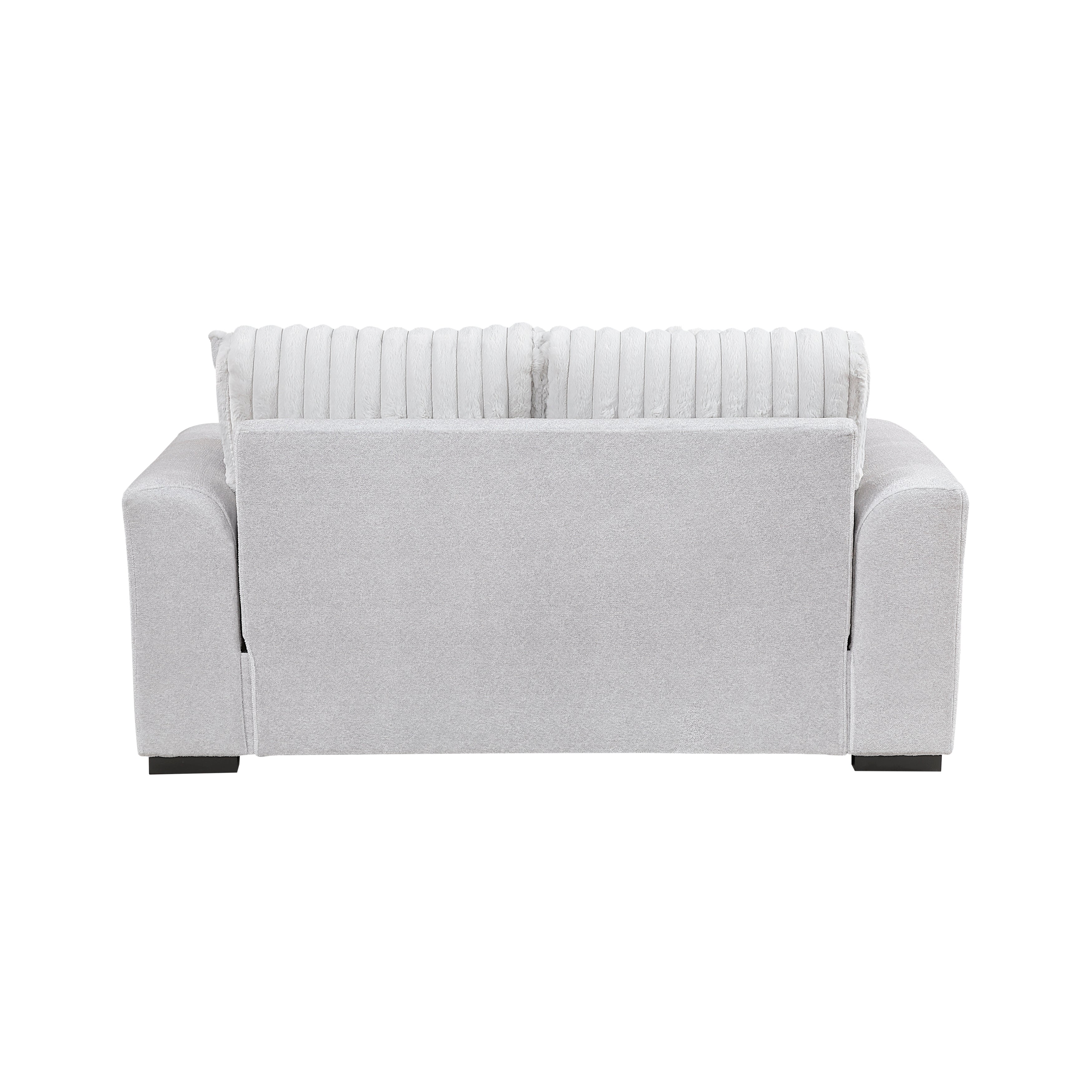 9720GRY*2 2pc Set: Sofa, Love - 9720GRY*2