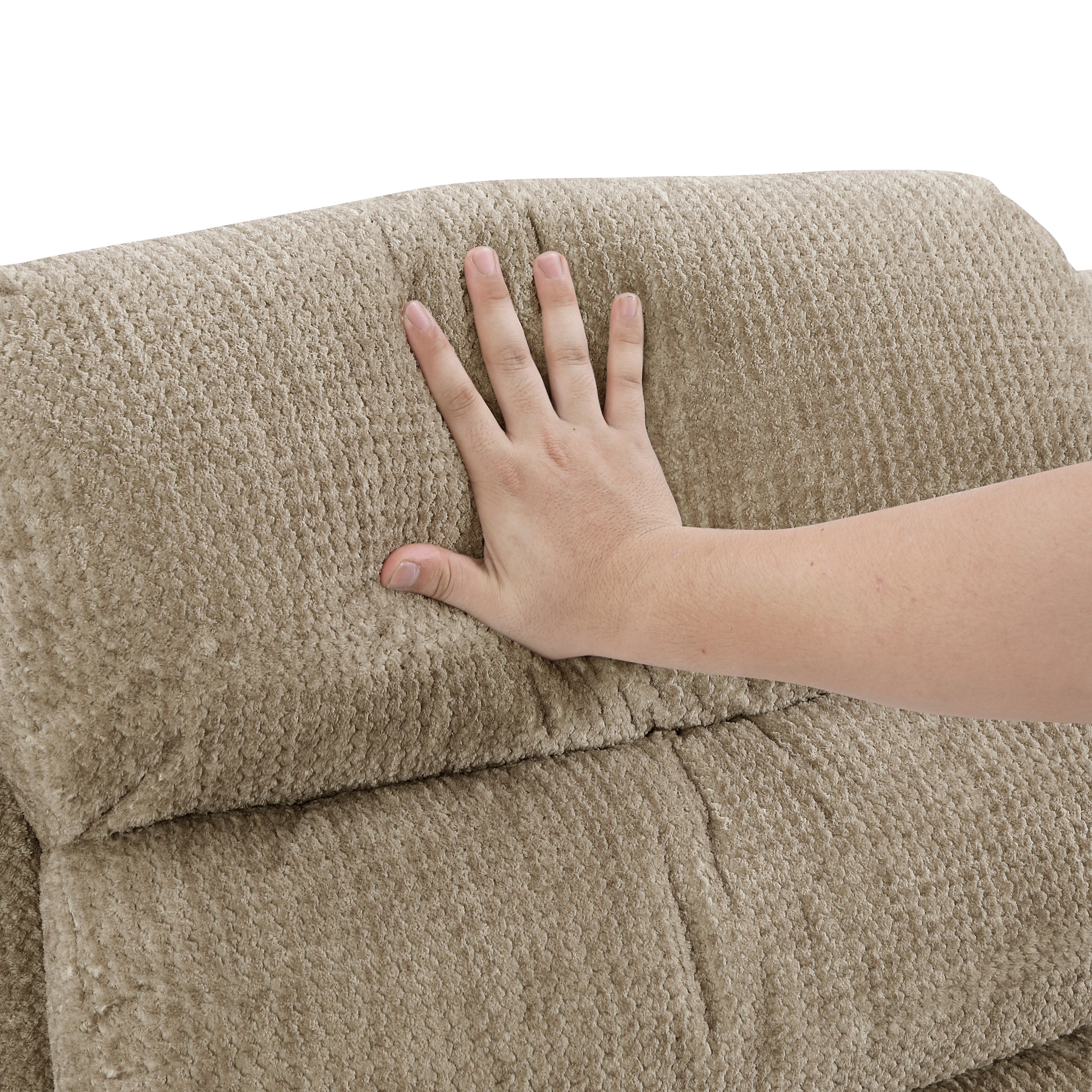 9725BRW-1SW Swivel Glider Reclining Chair - 9725BRW-1SW