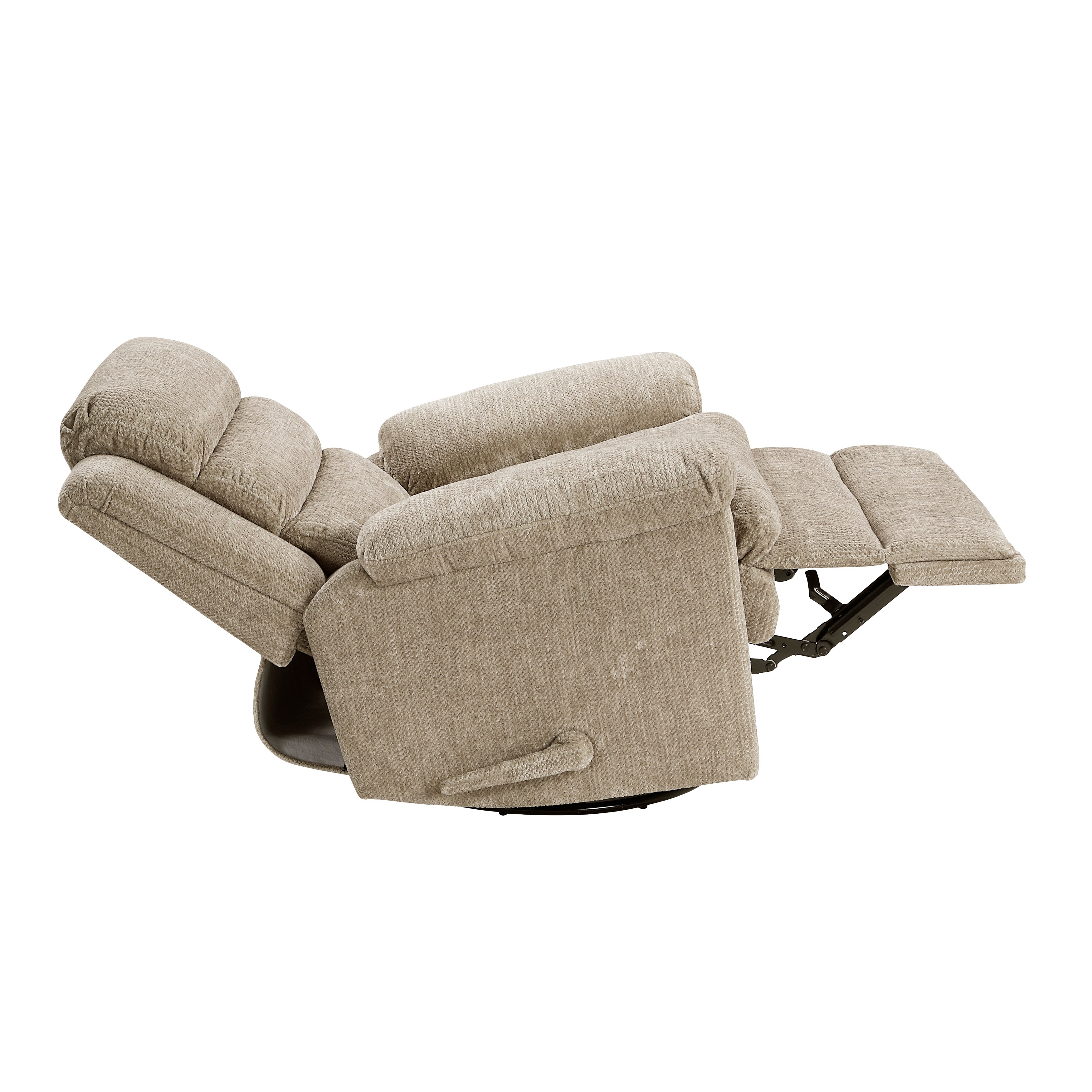 9725BRW-1SW Swivel Glider Reclining Chair - 9725BRW-1SW