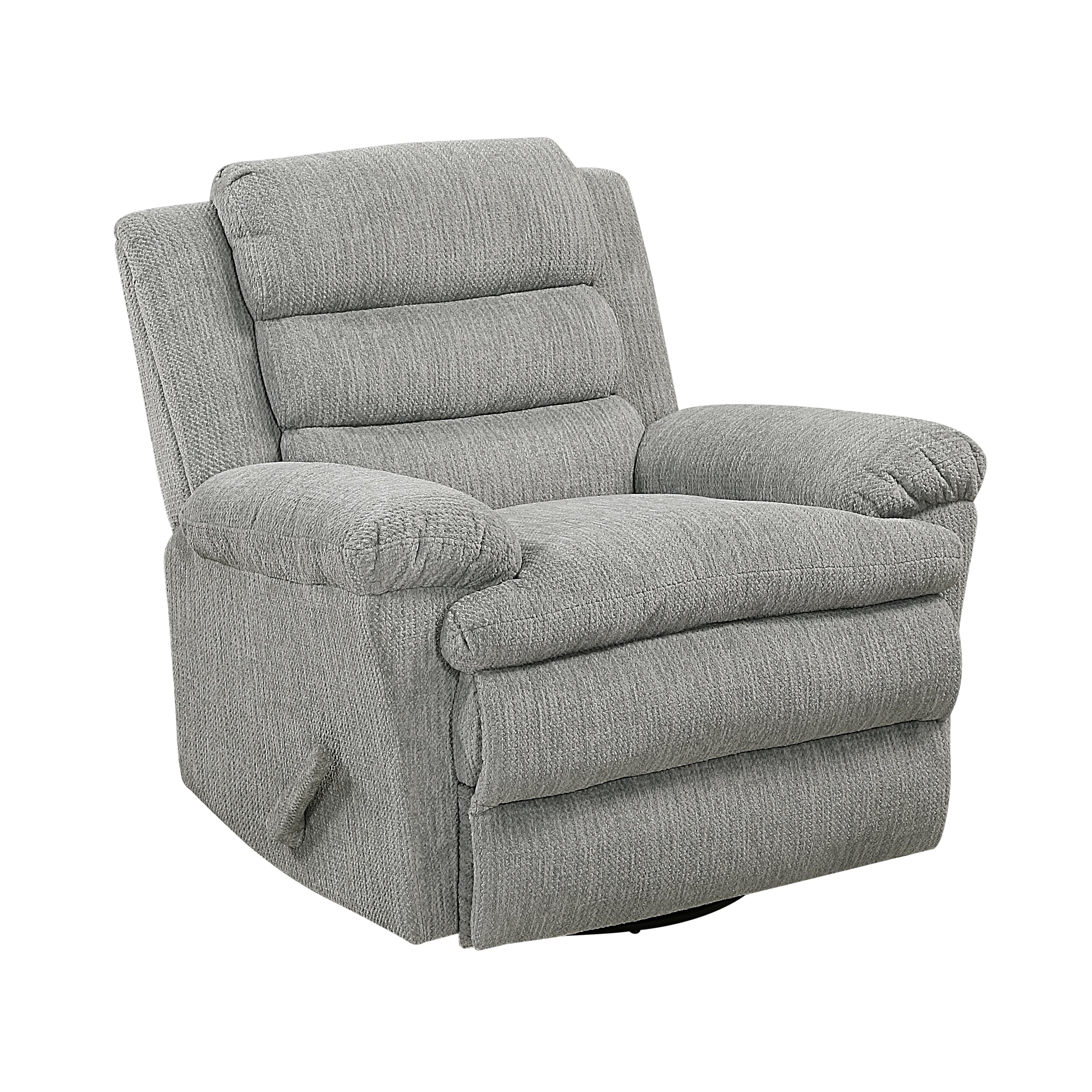 9725GRY-1SW Swivel Glider Reclining Chair - 9725GRY-1SW