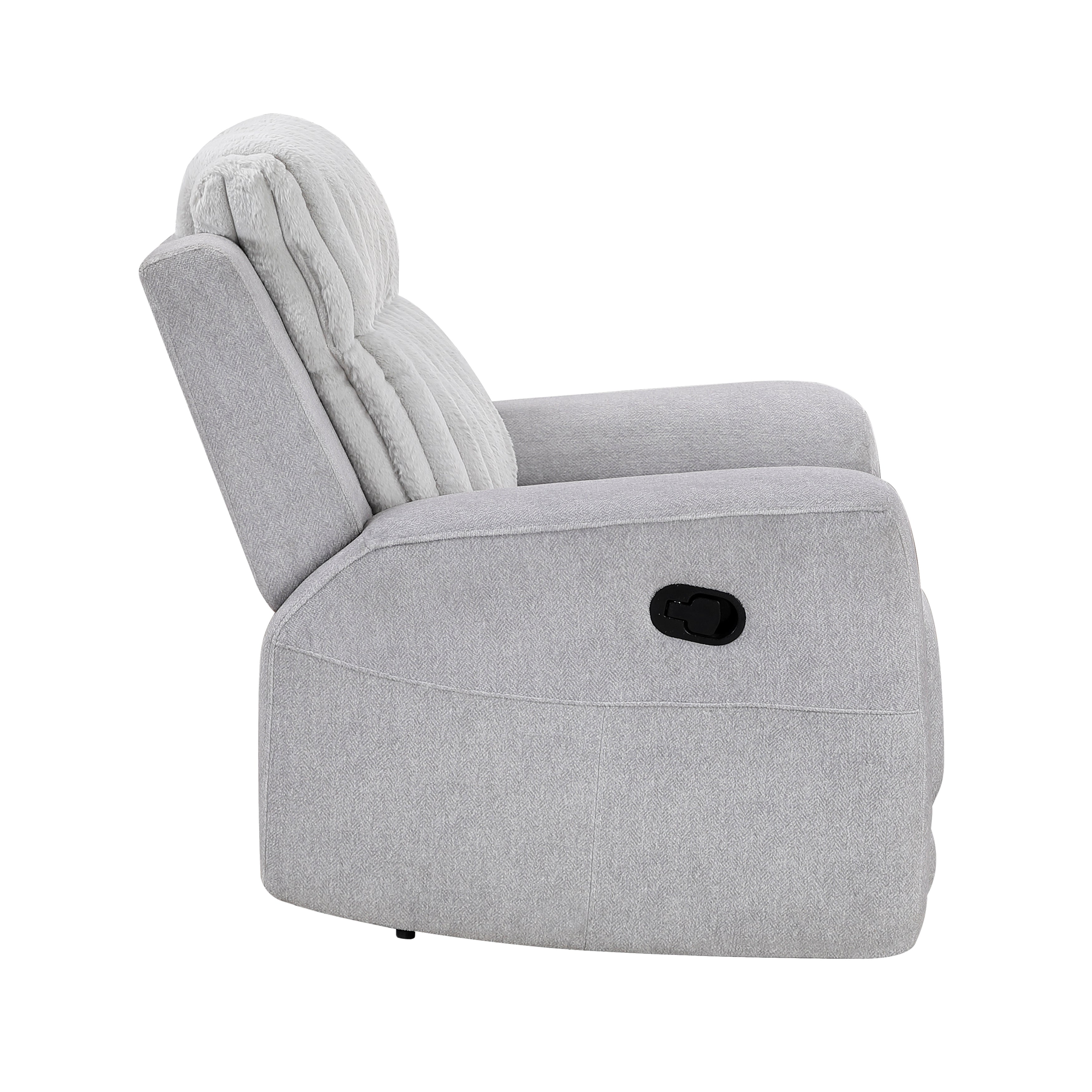 Benton Light Gray Double Reclining Living Room Set from Homelegance - Luna Furniture