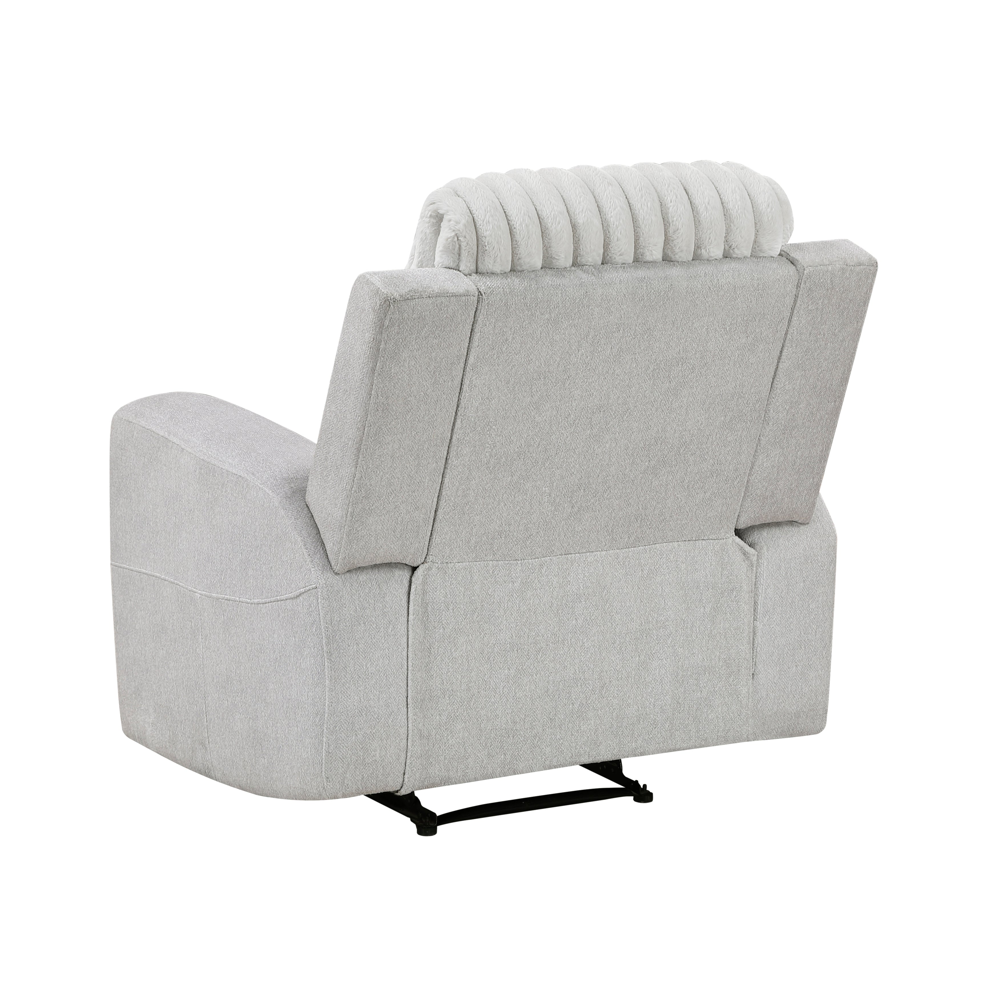 Benton Light Gray Double Reclining Living Room Set from Homelegance - Luna Furniture