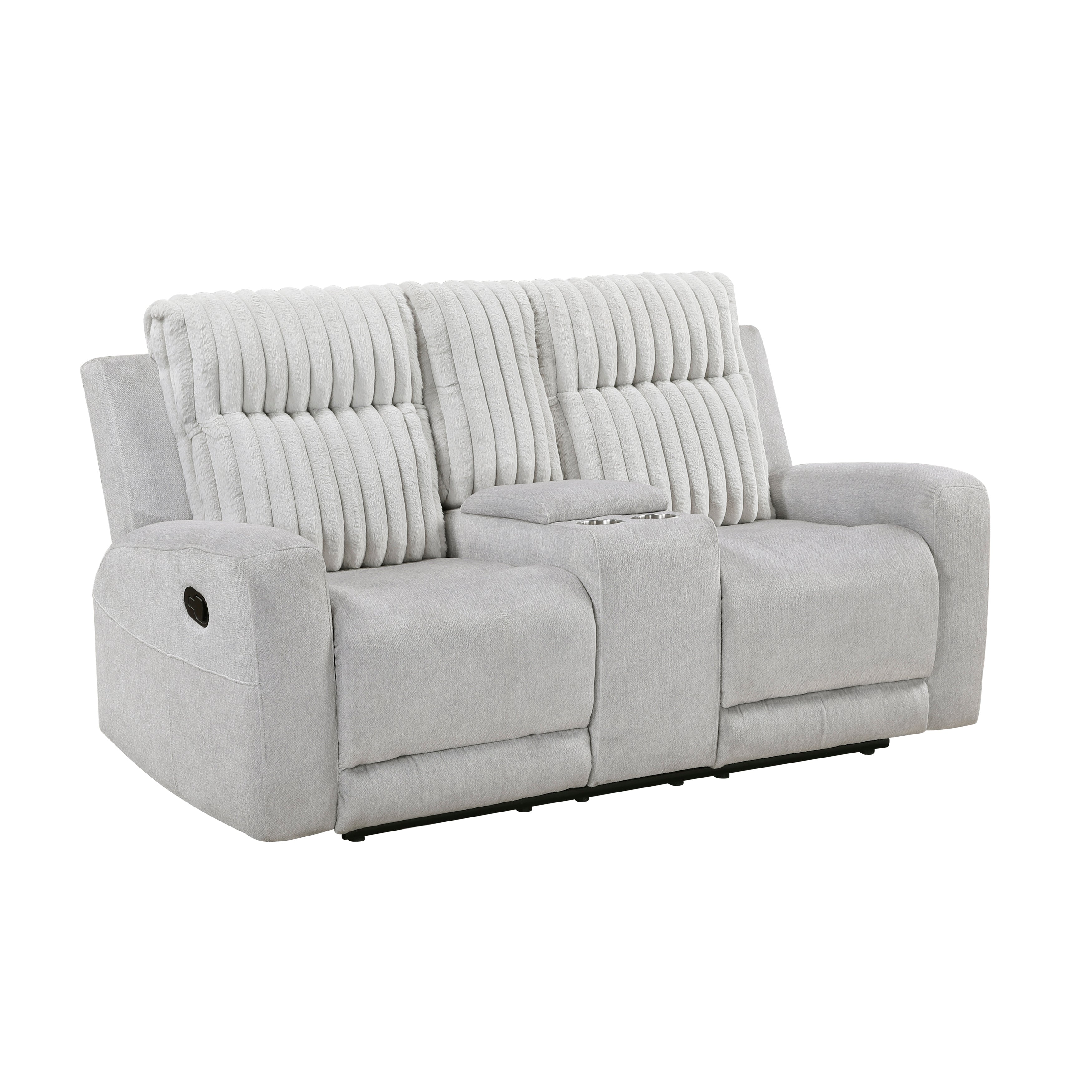 9728LGY*2 2pc Set: Sofa, Love - 9728LGY*2
