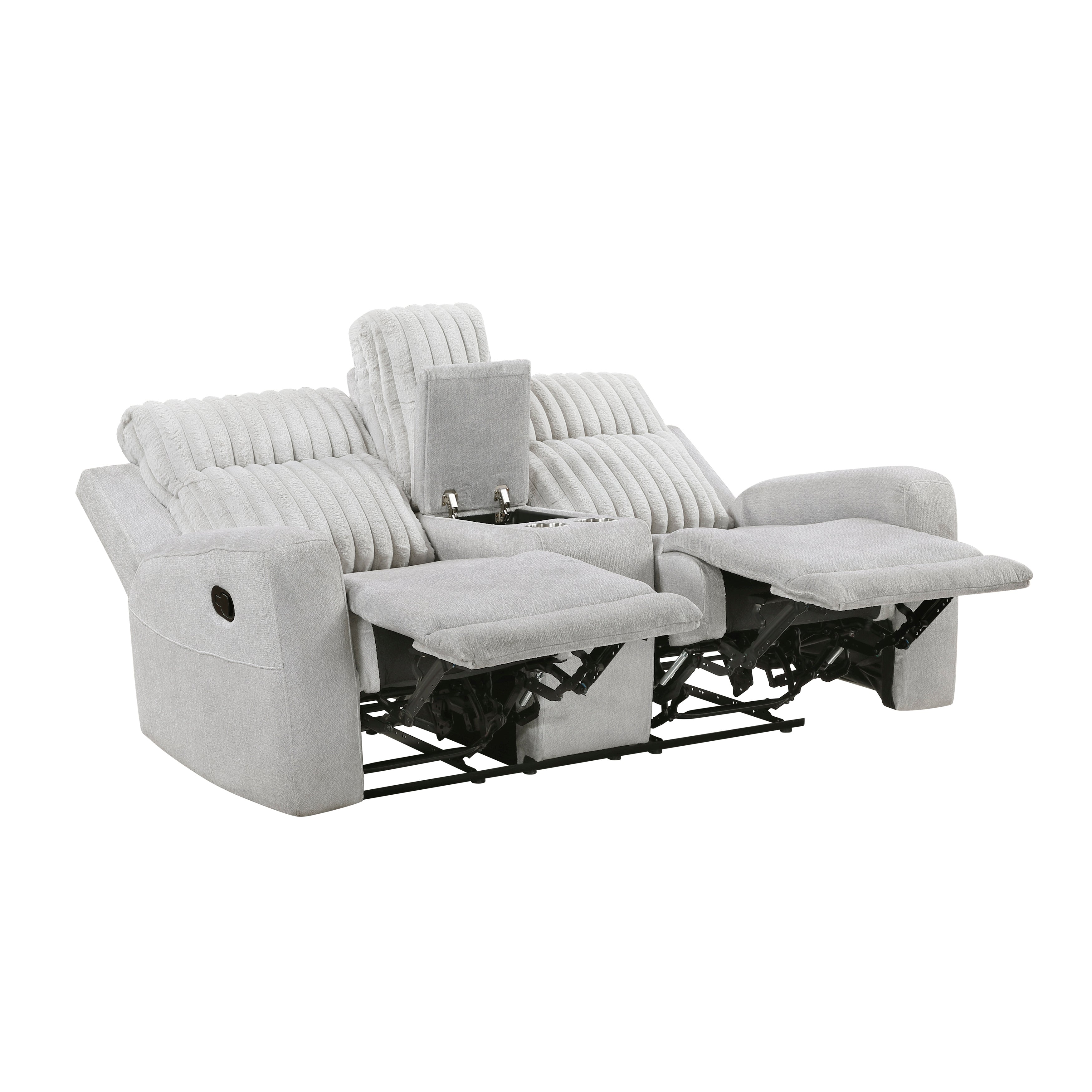 9728LGY*2 2pc Set: Sofa, Love - 9728LGY*2