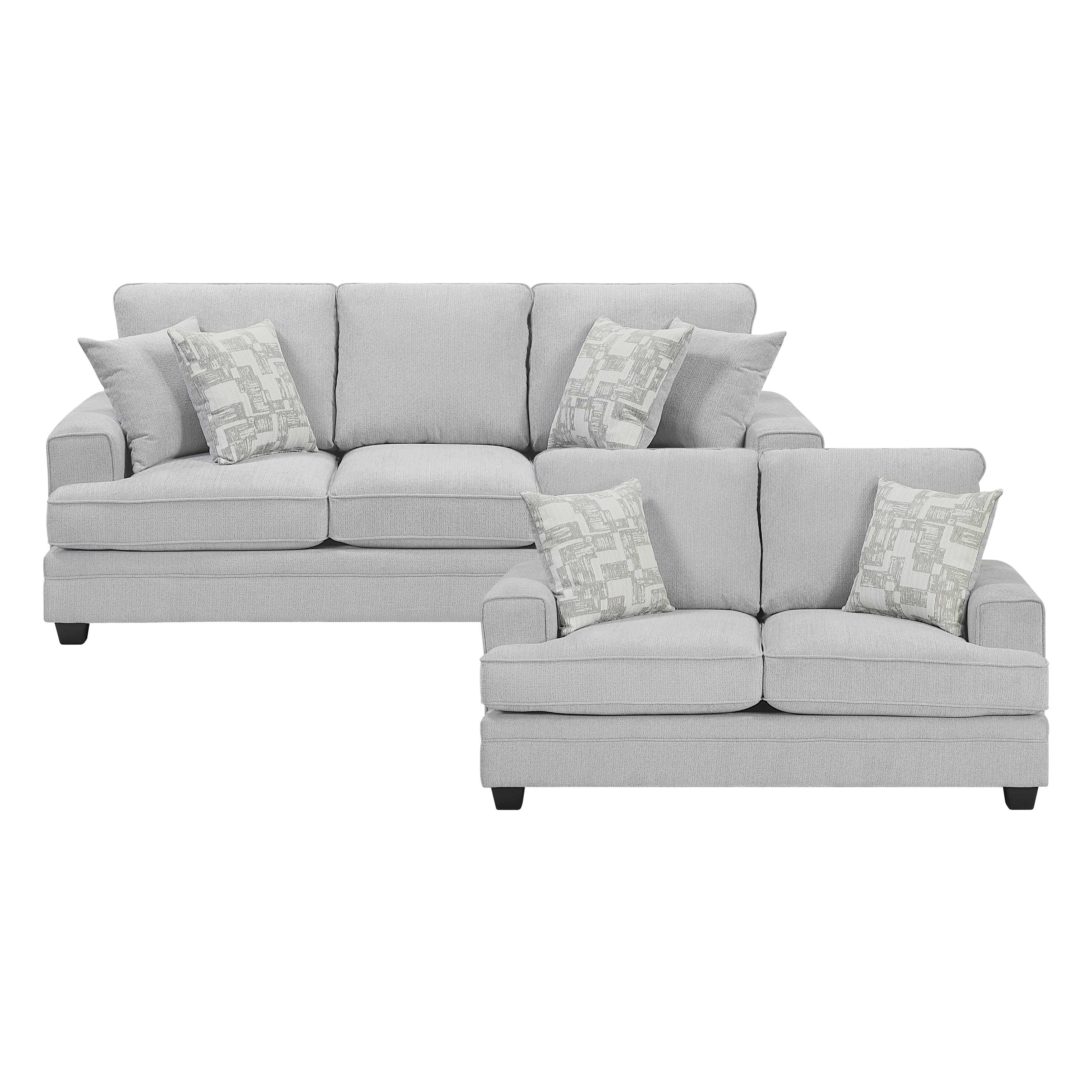 9747SN*2 2pc Set: Sofa, Love - 9747SN*2