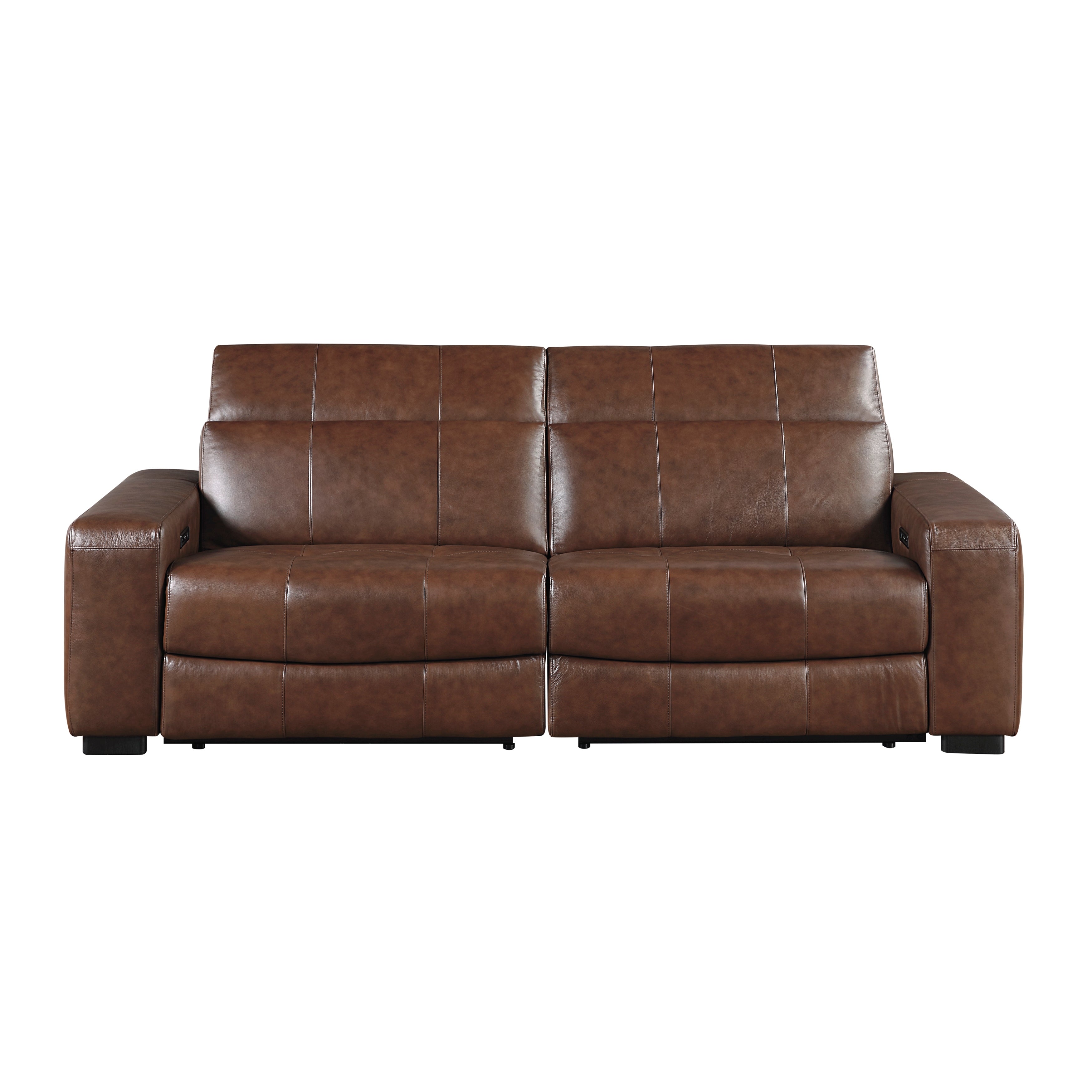 9790BRW-2PWH* (2)Power Double Reclining Love Seat with Power Headrests and Charging Ports - 9790BRW-2PWH*