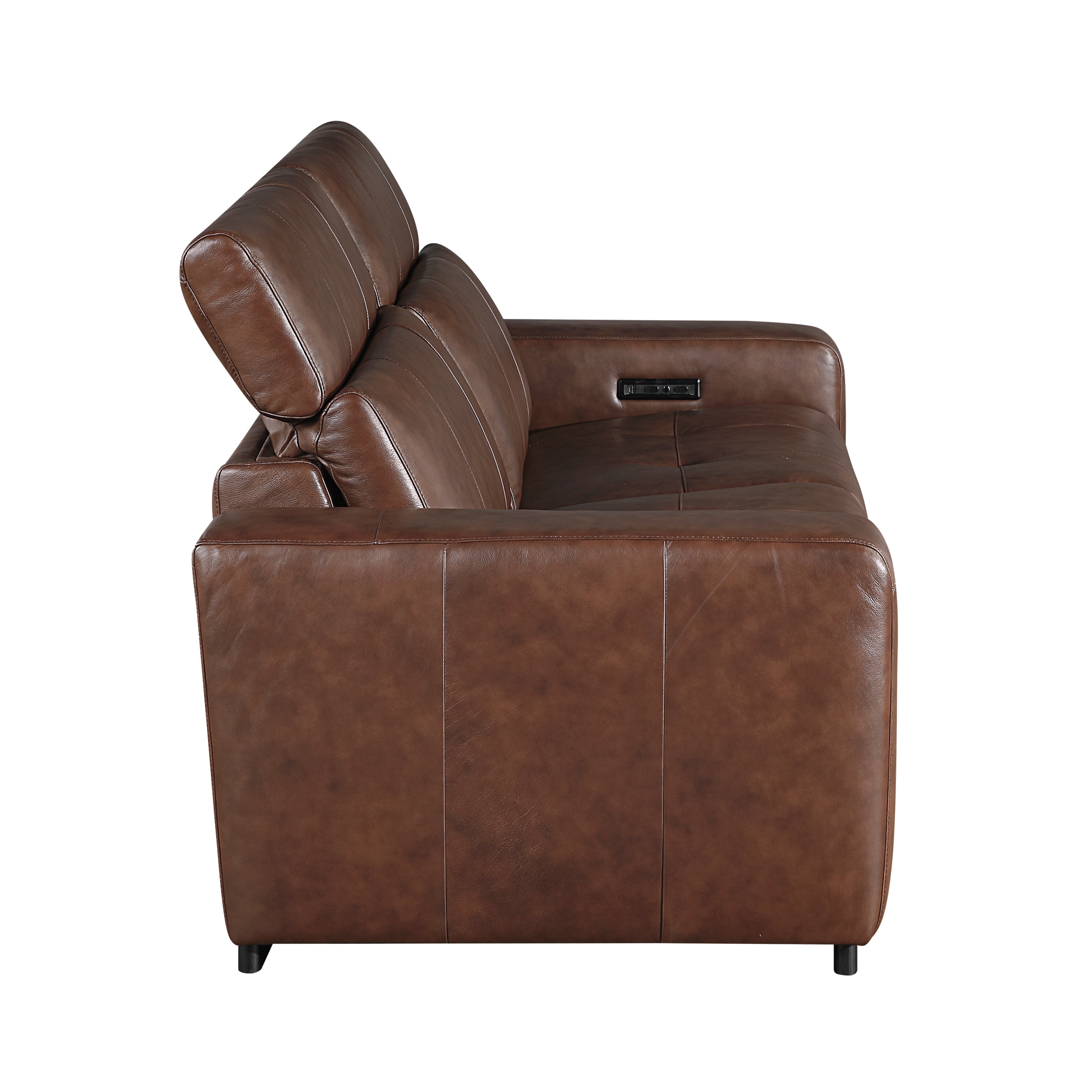9790BRW-2PWH* (2)Power Double Reclining Love Seat with Power Headrests and Charging Ports - 9790BRW-2PWH*