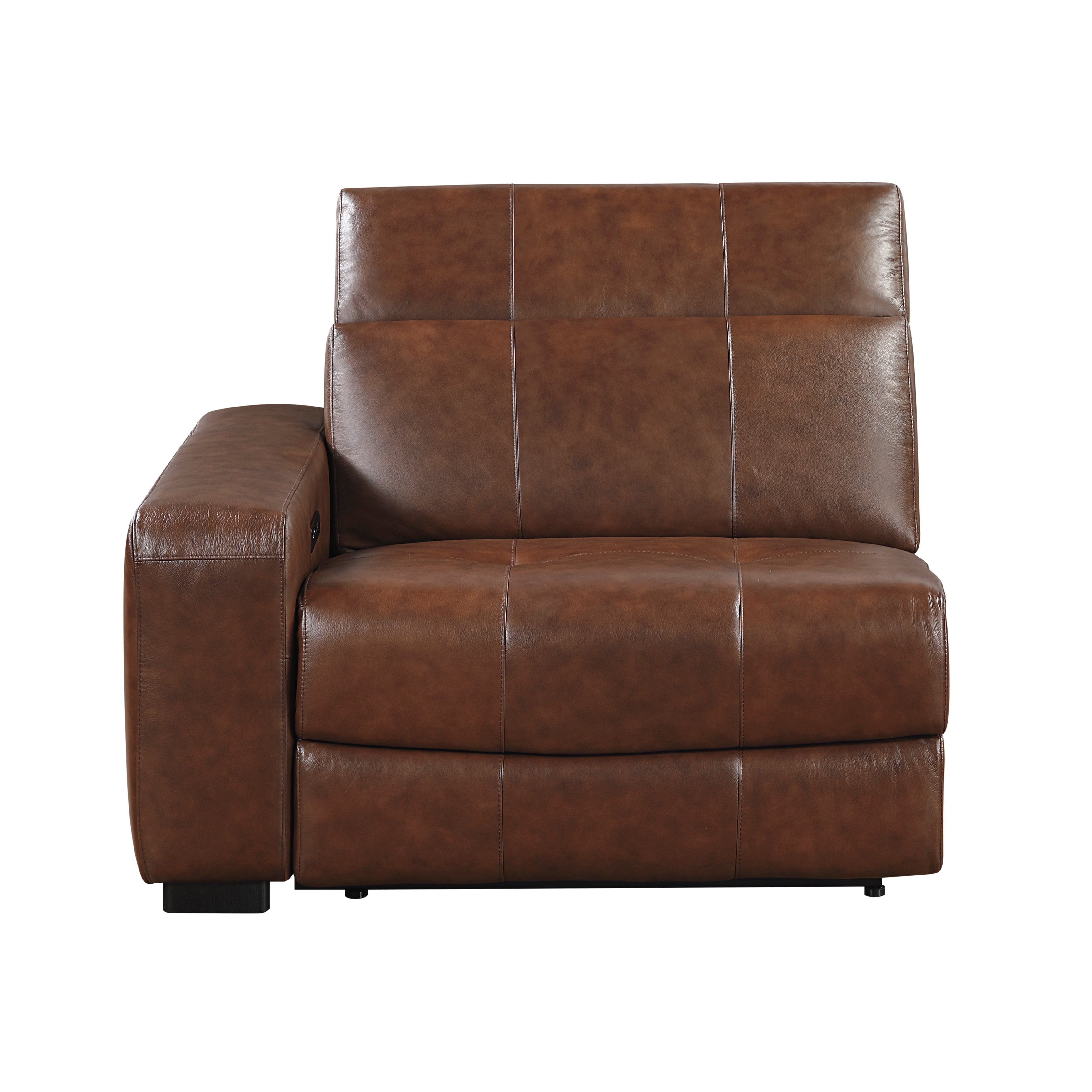 9790BRW-2PWH* (2)Power Double Reclining Love Seat with Power Headrests and Charging Ports - 9790BRW-2PWH*