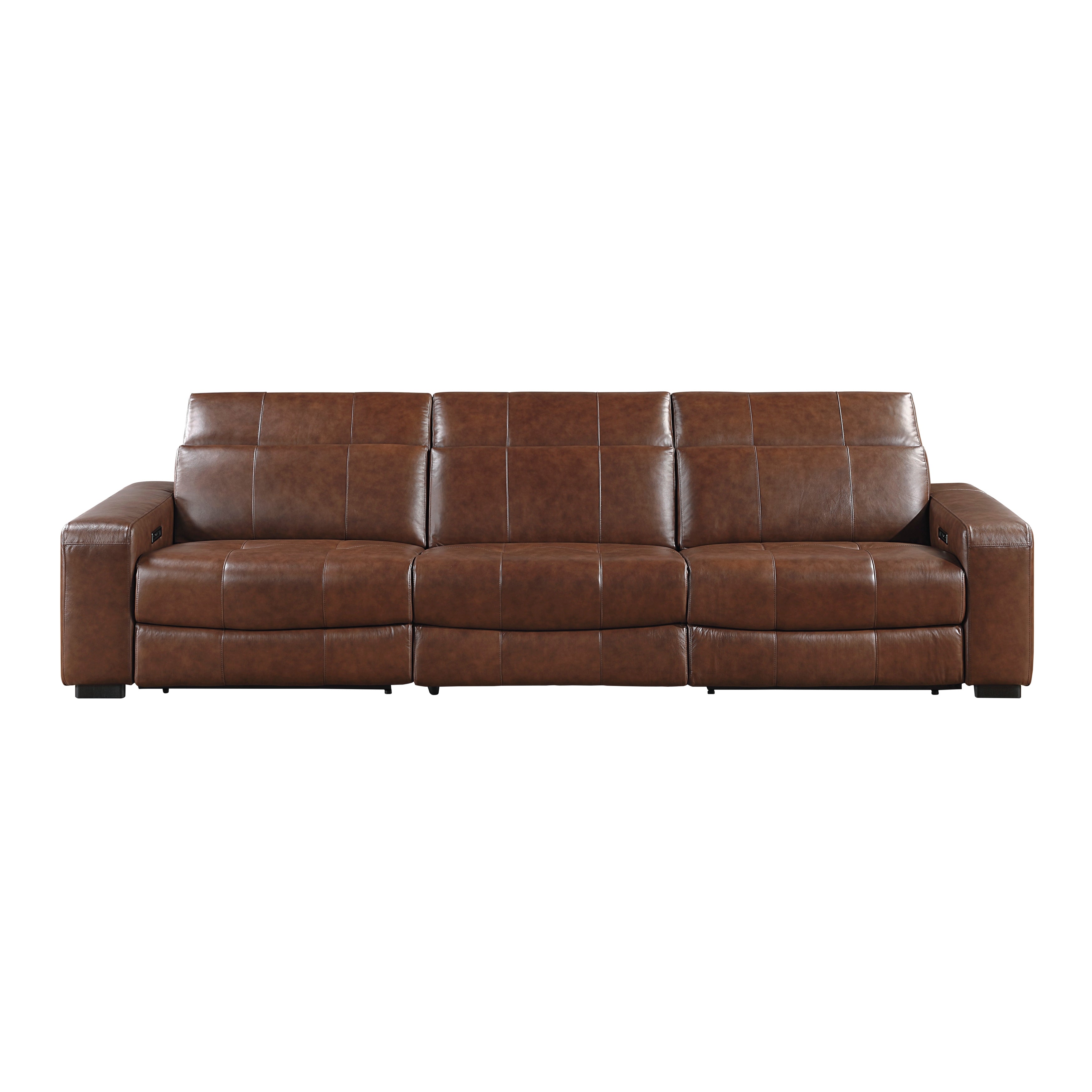 9790BRW-3PWH* (3)Power Double Reclining Sofa with Power Headrests and Charging Ports - 9790BRW-3PWH*