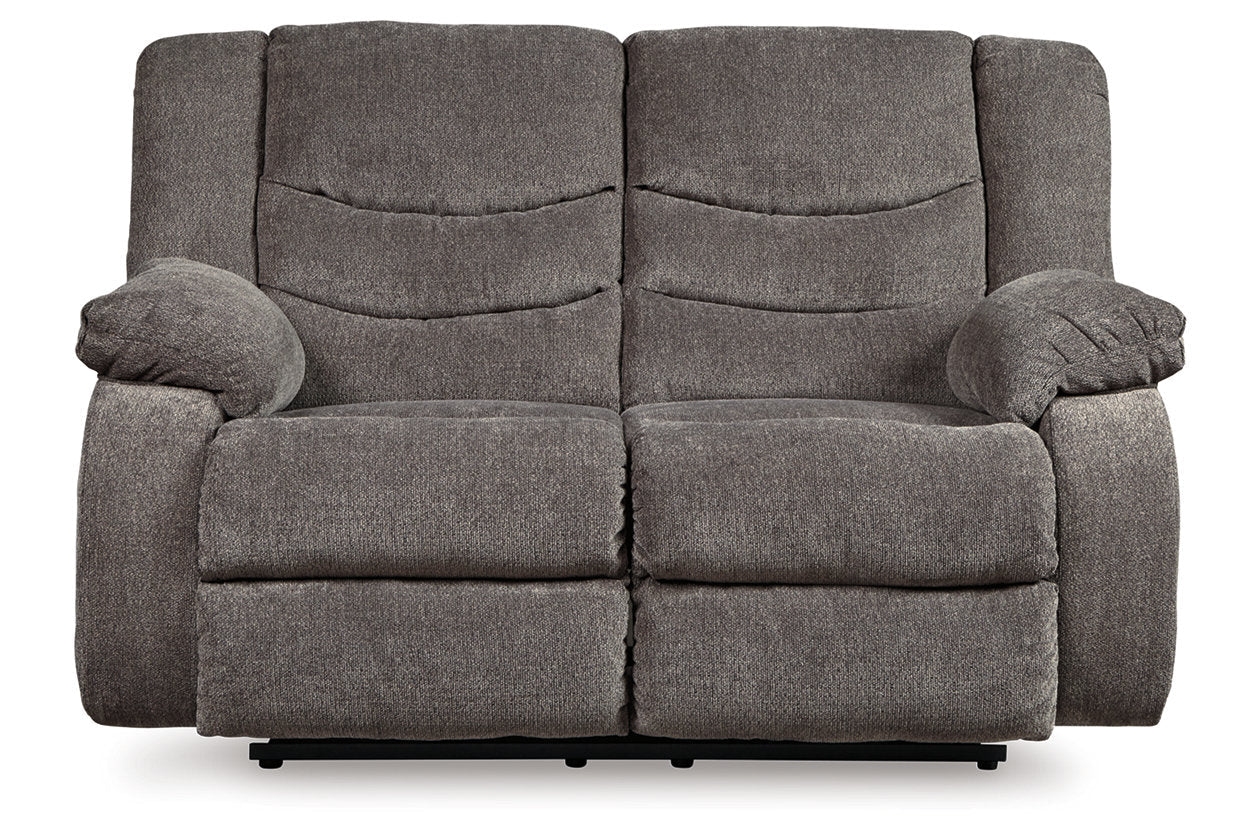 Tulen Gray Reclining Sofa and Loveseat - Ashley - Luna Furniture