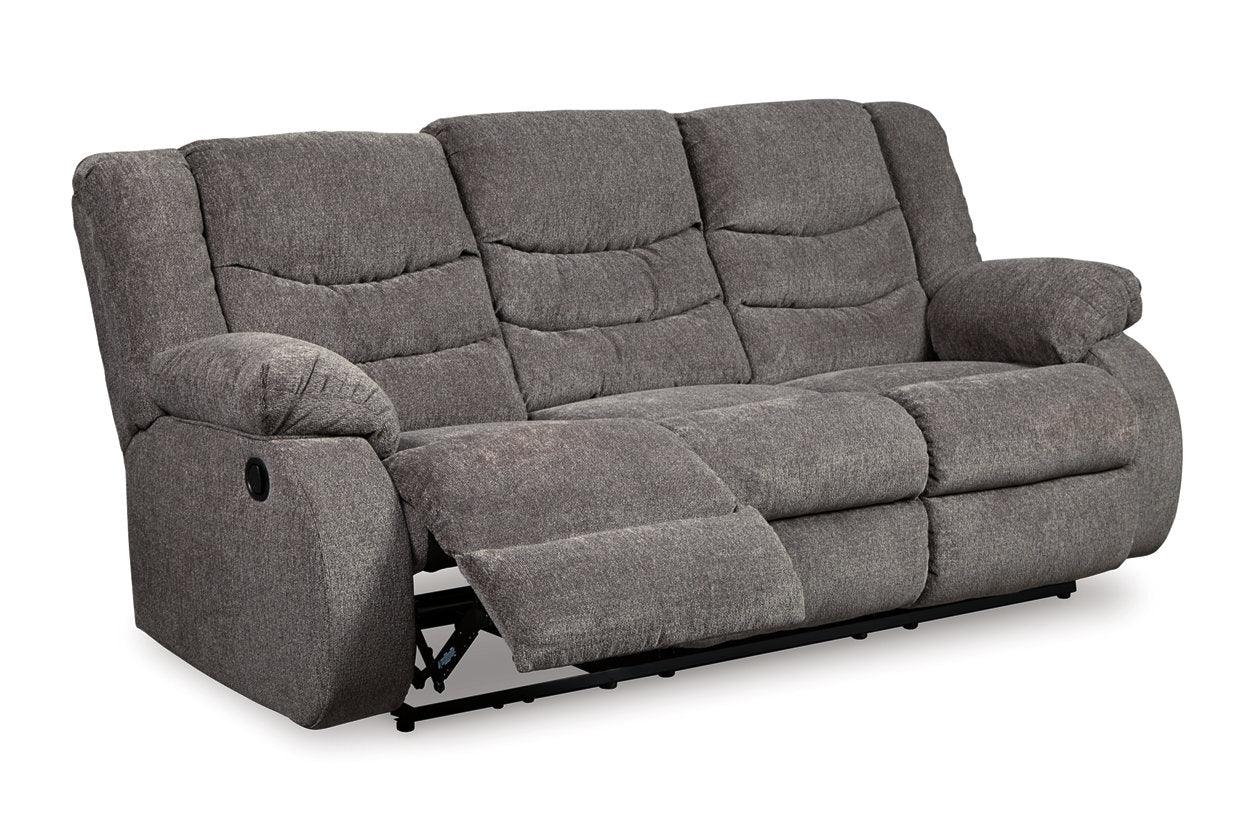 Tulen Gray Reclining Sofa, Loveseat and Recliner - Ashley - Luna Furniture