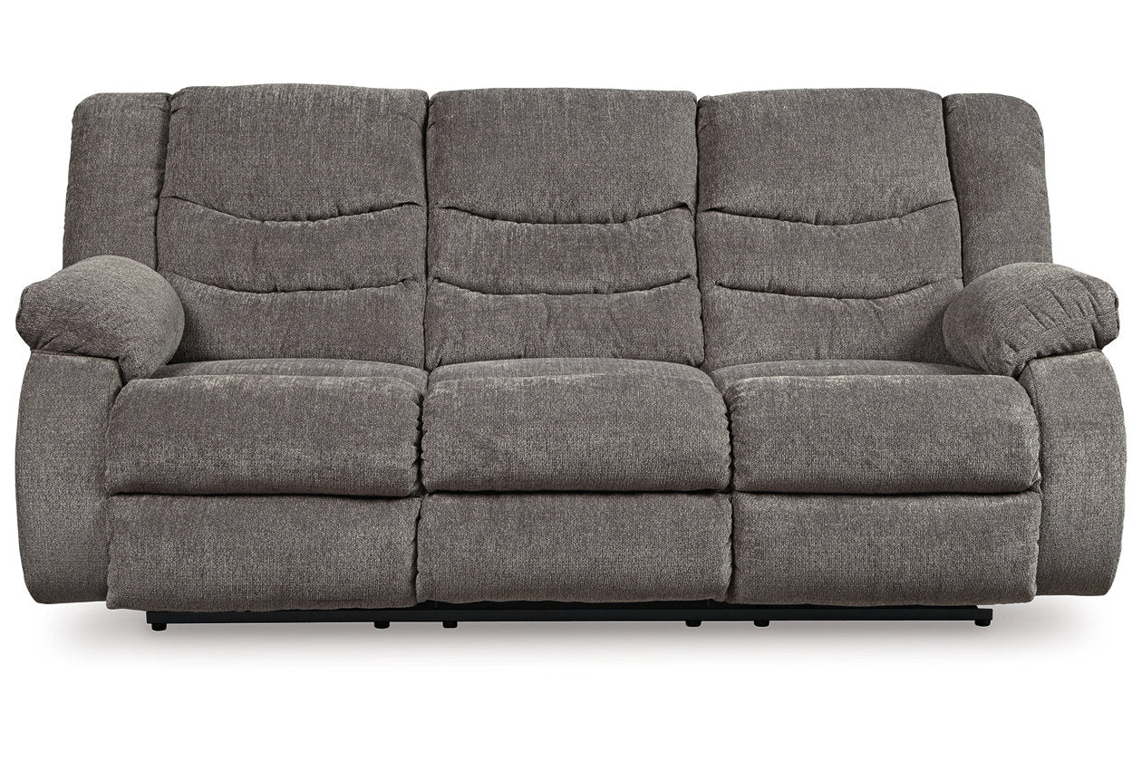 Tulen Gray Reclining Sofa and Loveseat - Ashley - Luna Furniture