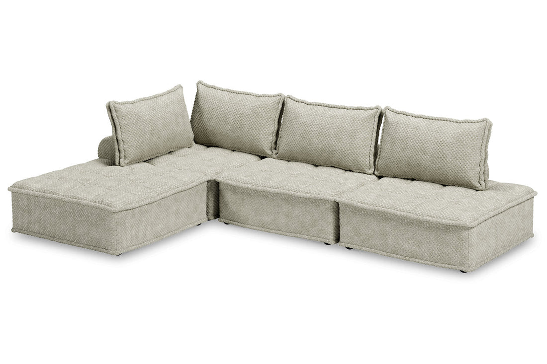 Bales Taupe 4-Piece Modular Seating - Ashley - Luna Furniture