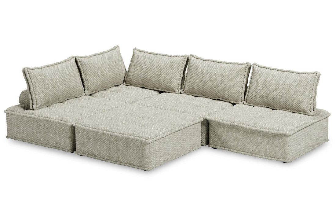 Bales Taupe 5-Piece Modular Seating - Ashley - Luna Furniture