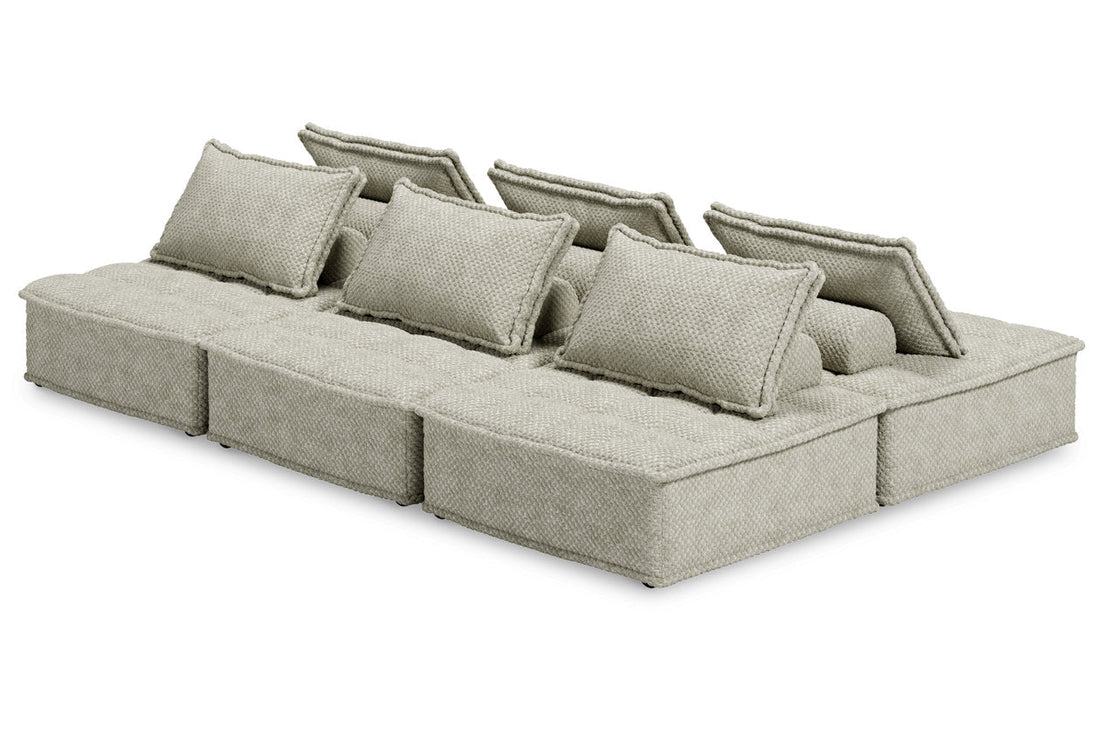 Bales Taupe 6-Piece Modular Seating - Ashley - Luna Furniture