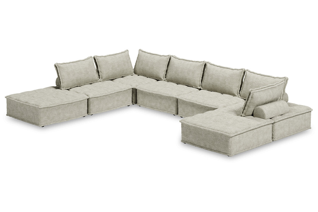 Bales Taupe 7-Piece Modular Seating - Ashley - Luna Furniture