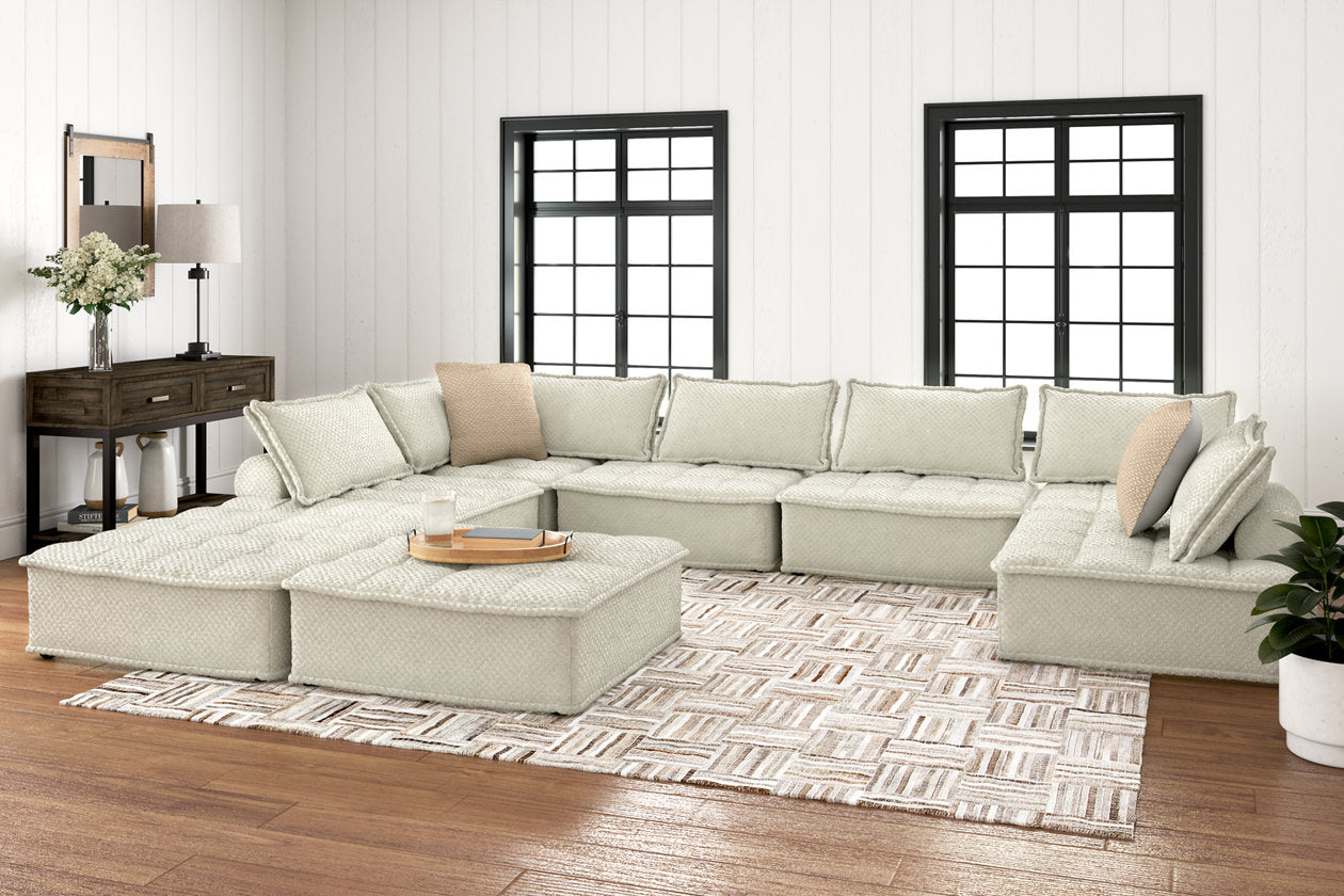 Bales Taupe 8-Piece Modular Seating - Ashley - Luna Furniture