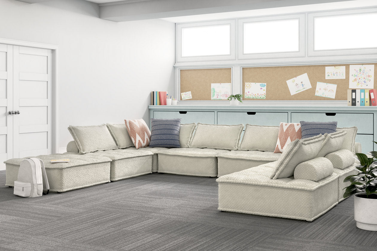 Bales Taupe 8-Piece Modular Seating - Ashley - Luna Furniture