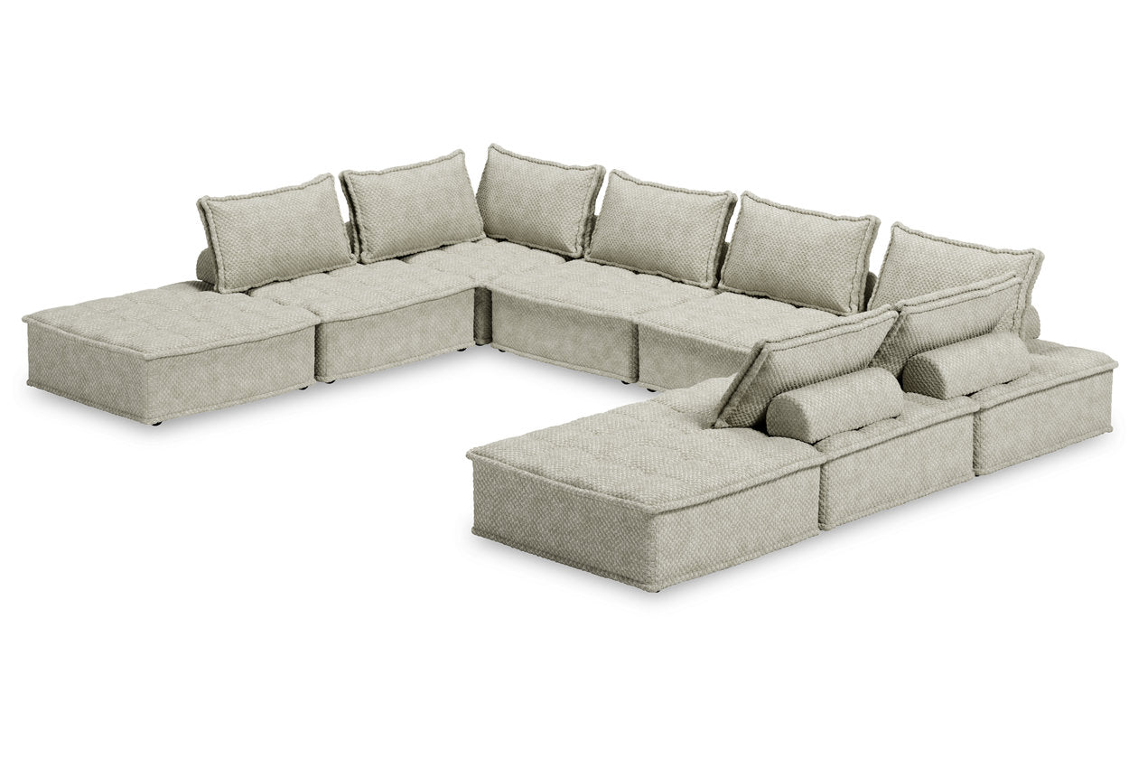 Bales Taupe 8-Piece Modular Seating - Ashley - Luna Furniture