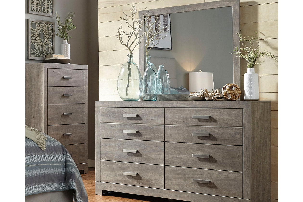 Culverbach Gray Dresser and Mirror - Ashley - Luna Furniture