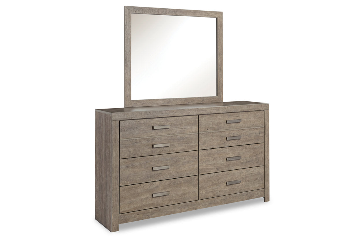 Culverbach Gray Dresser and Mirror - Ashley - Luna Furniture