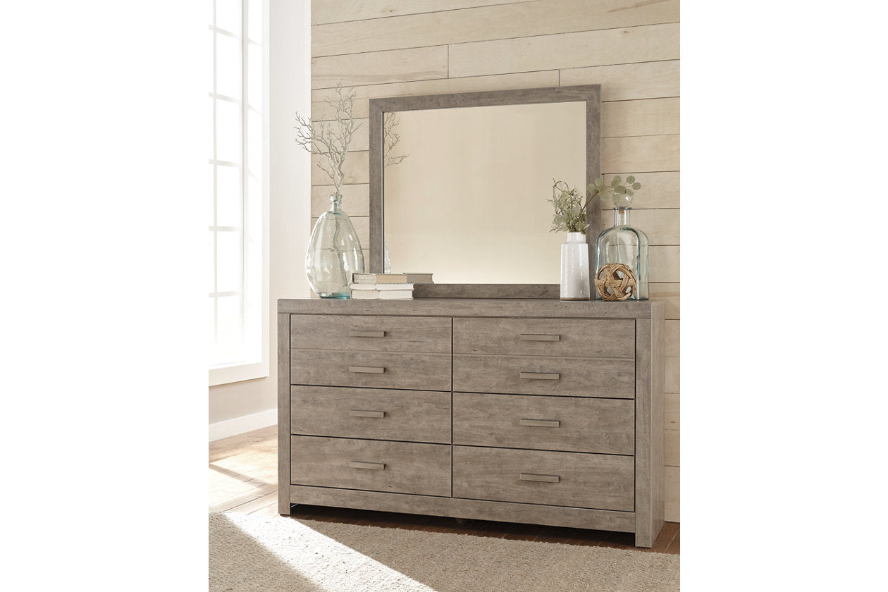 Culverbach Gray Dresser and Mirror - Ashley - Luna Furniture