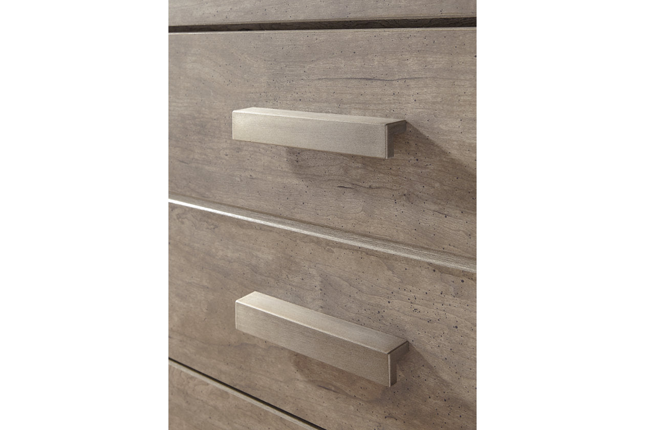 Culverbach Gray Dresser and Mirror - Ashley - Luna Furniture