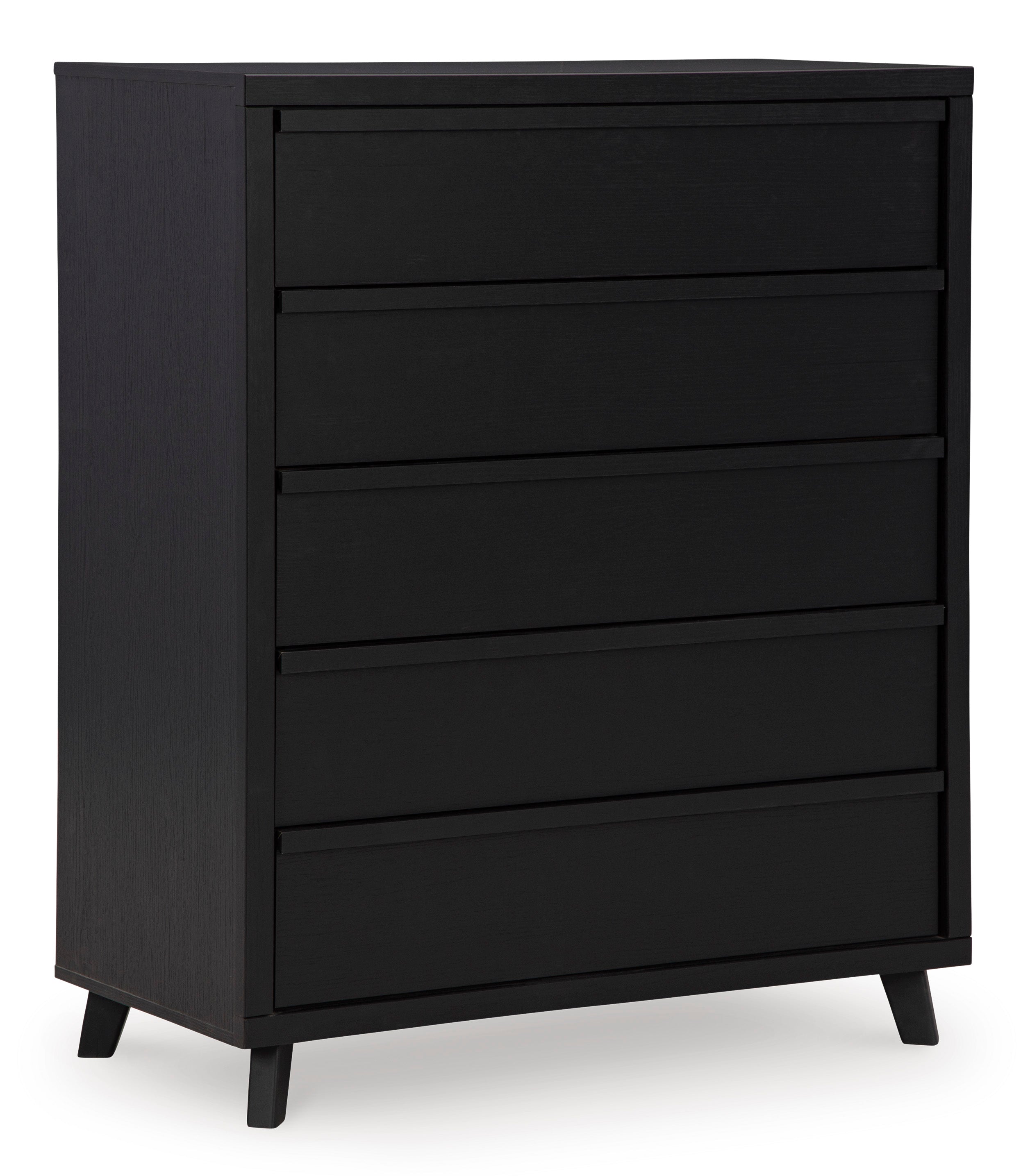 Danziar Black Slat Bedroom Set from Ashley - Luna Furniture