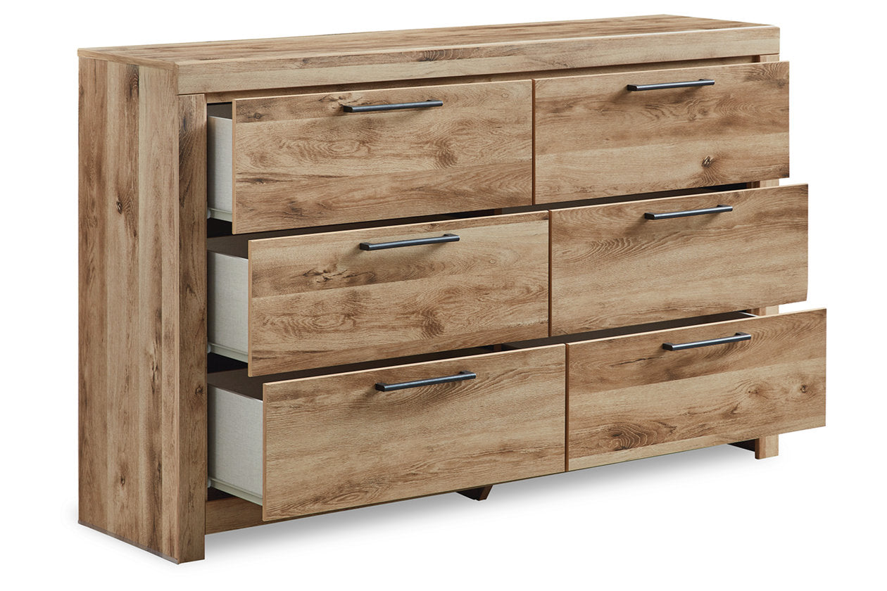 Hyanna Tan Brown Two Side Storage Bedroom Set from Ashley - Luna Furniture