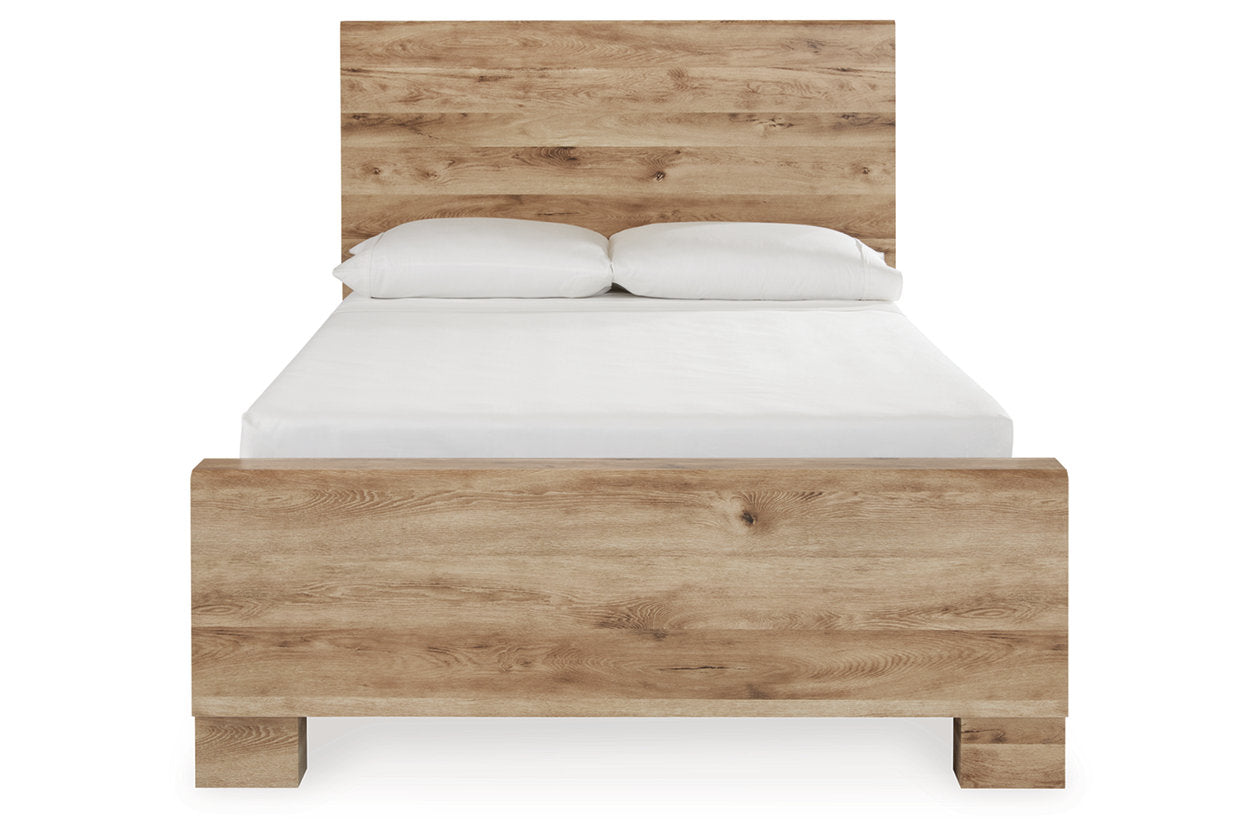 Hyanna Tan Brown Youth Two Side Storage Panel Bedroom Set from Ashley - Luna Furniture
