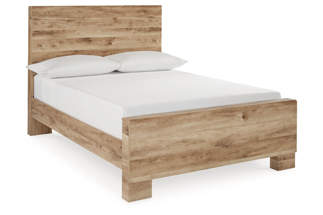 Hyanna Tan Brown Full Panel Bed - Ashley - Luna Furniture