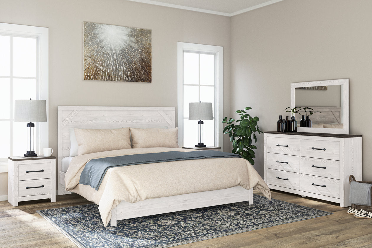 Gerridan White/Gray Dresser and Mirror - Ashley - Luna Furniture