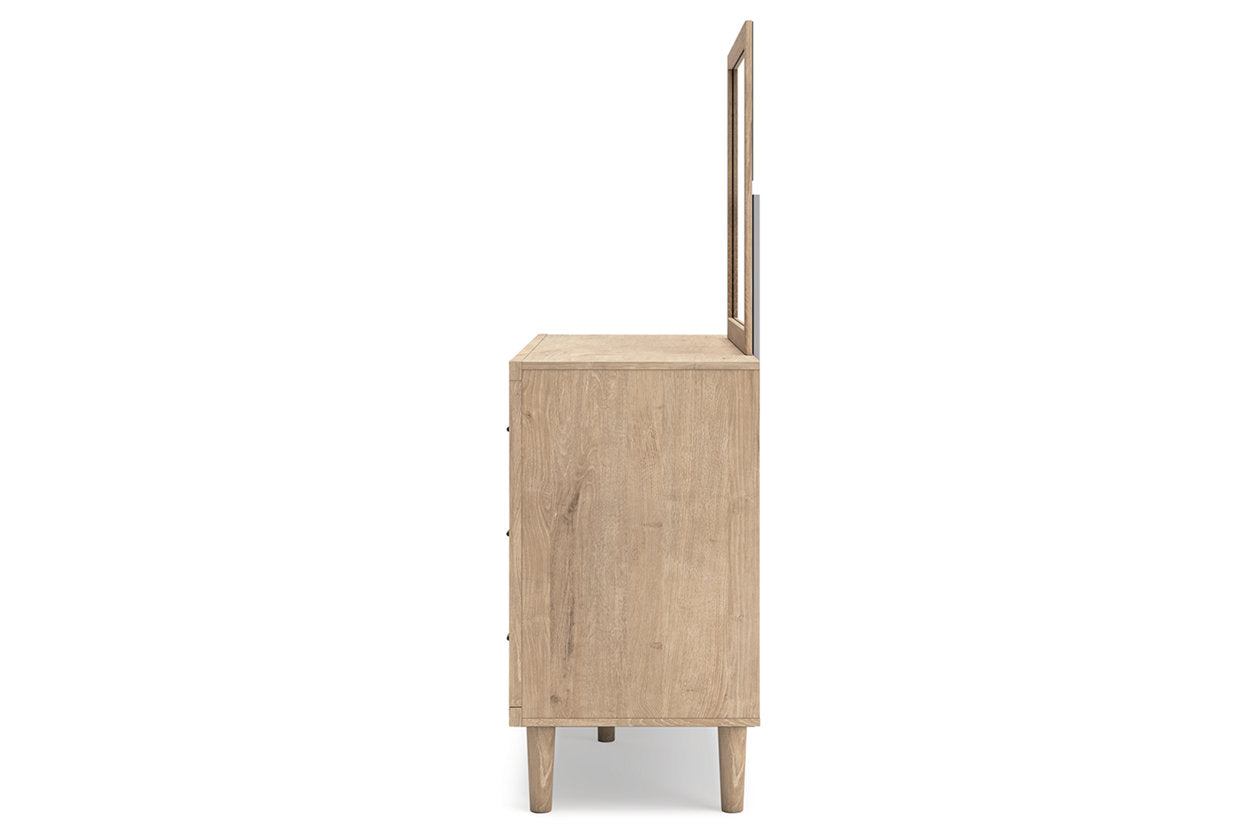 Cielden Two-tone Dresser and Mirror - Ashley - Luna Furniture