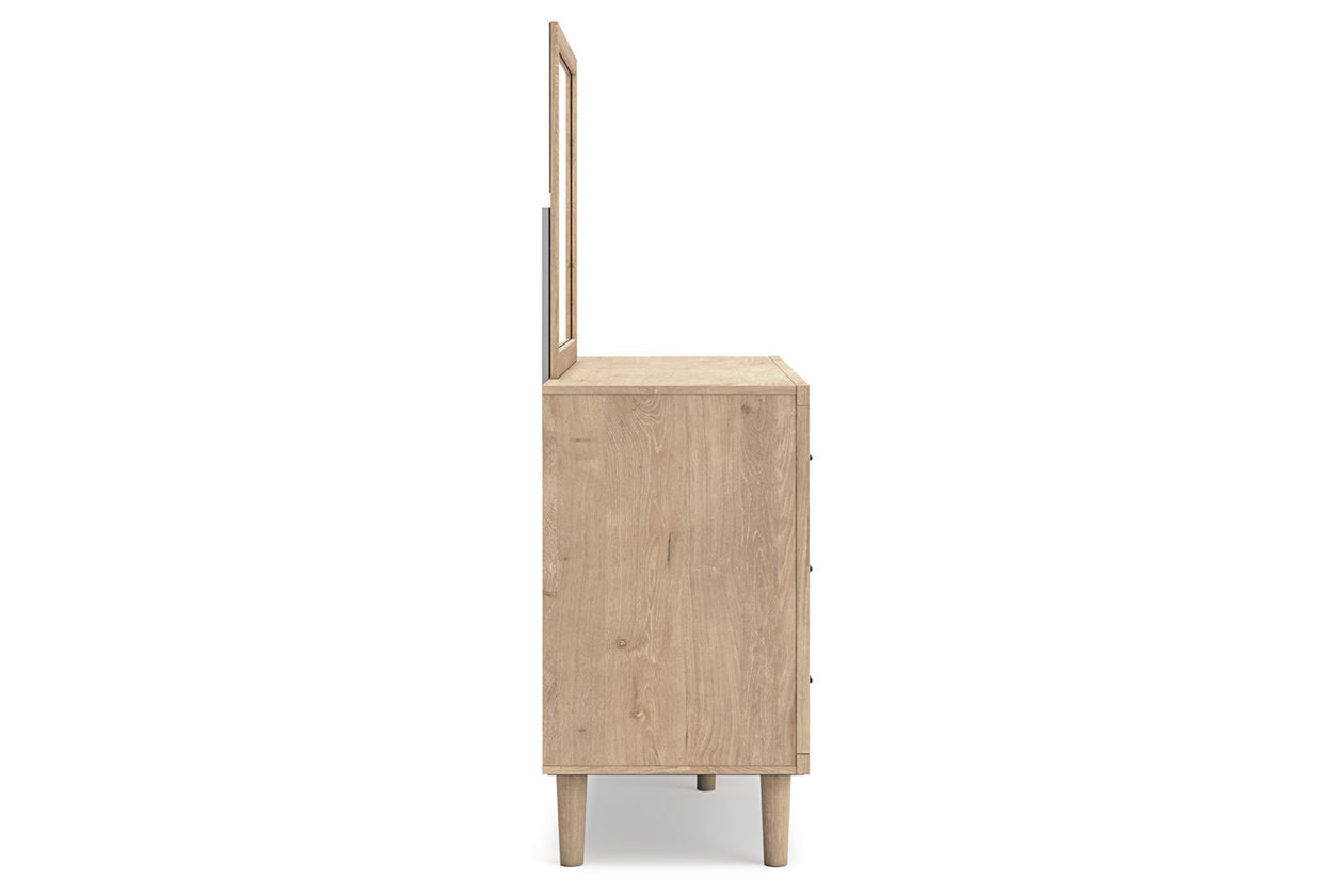 Cielden Two-tone Dresser and Mirror - Ashley - Luna Furniture