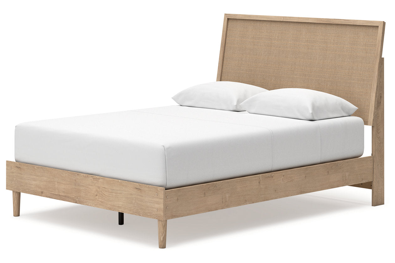 Cielden Two-tone Queen Platform Bed - Ashley - Luna Furniture