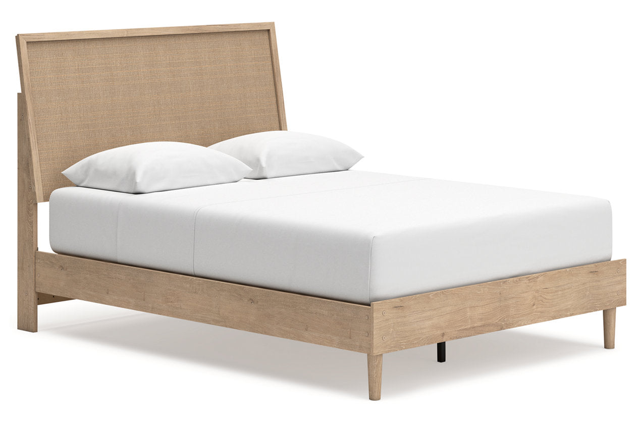 Cielden Two-tone Queen Platform Bed - Ashley - Luna Furniture