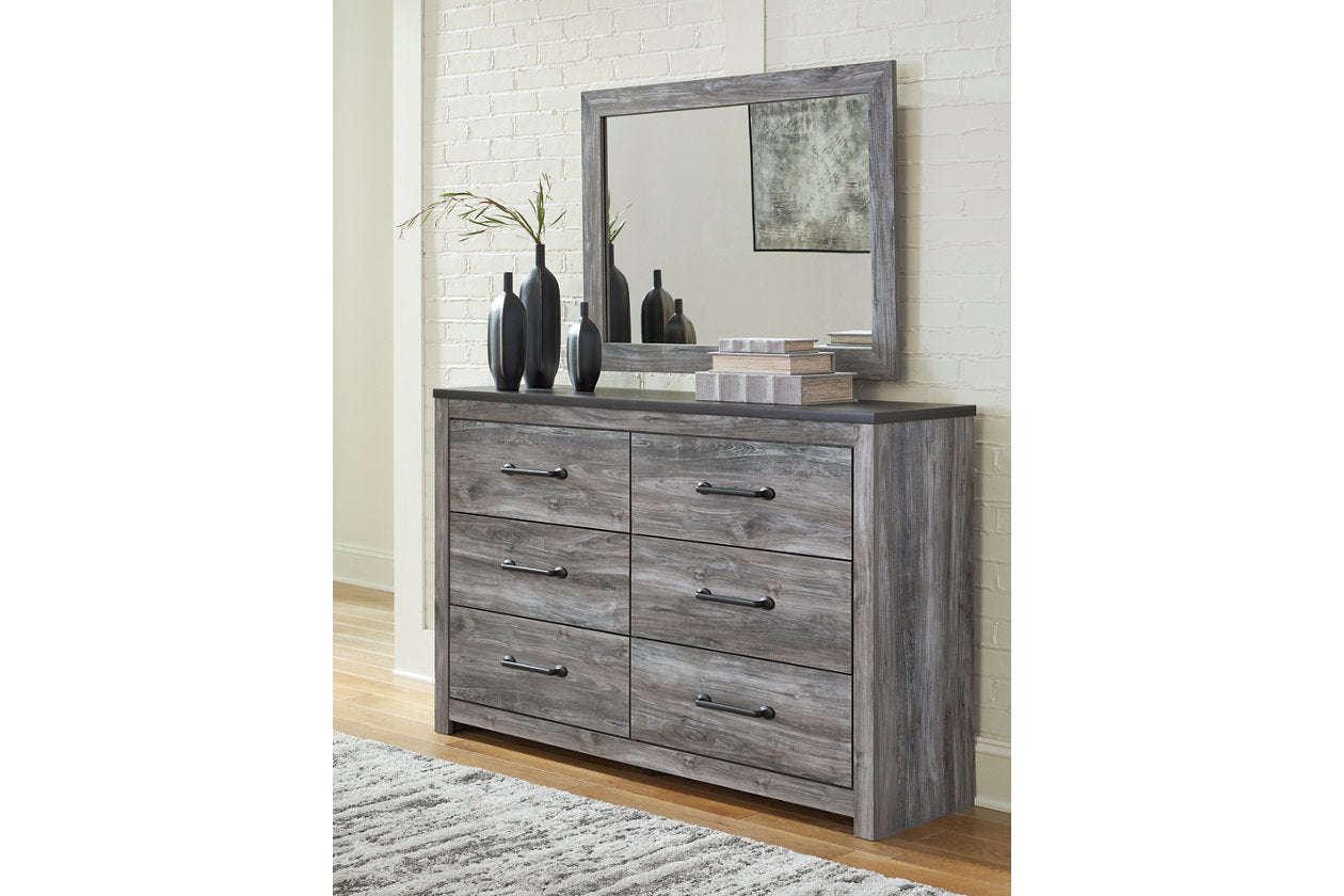 Bronyan Dark Gray Dresser and Mirror - Ashley - Luna Furniture