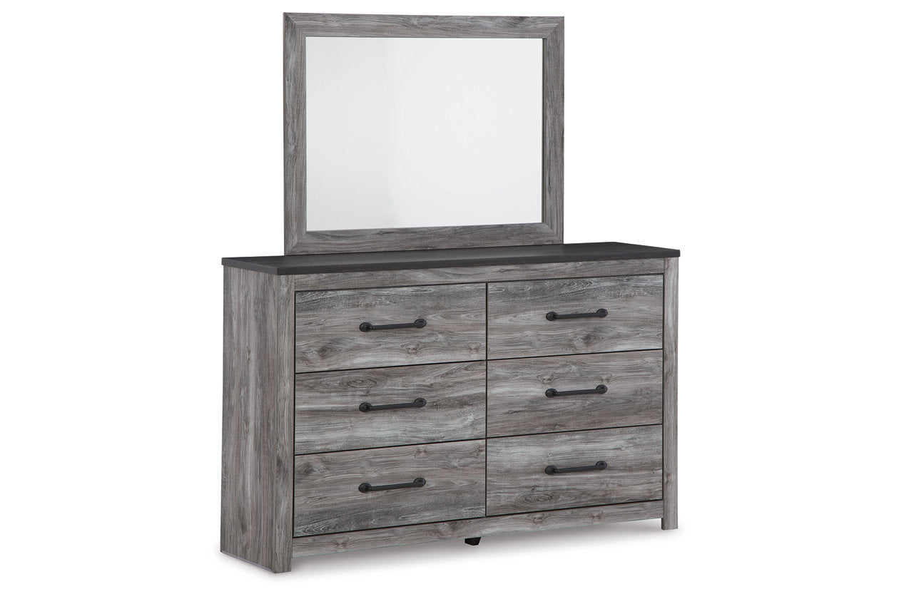 Bronyan Dark Gray Dresser and Mirror - Ashley - Luna Furniture