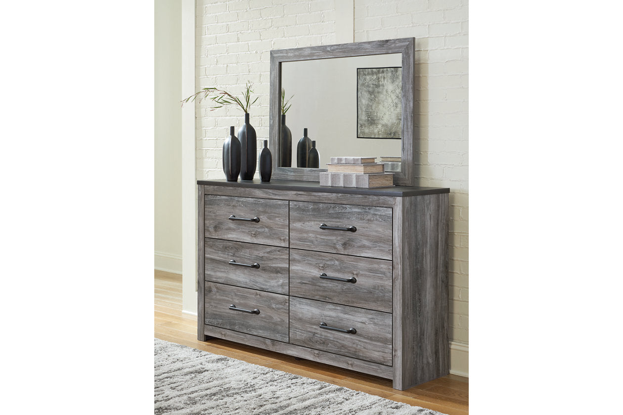 Bronyan Dark Gray Dresser and Mirror - Ashley - Luna Furniture